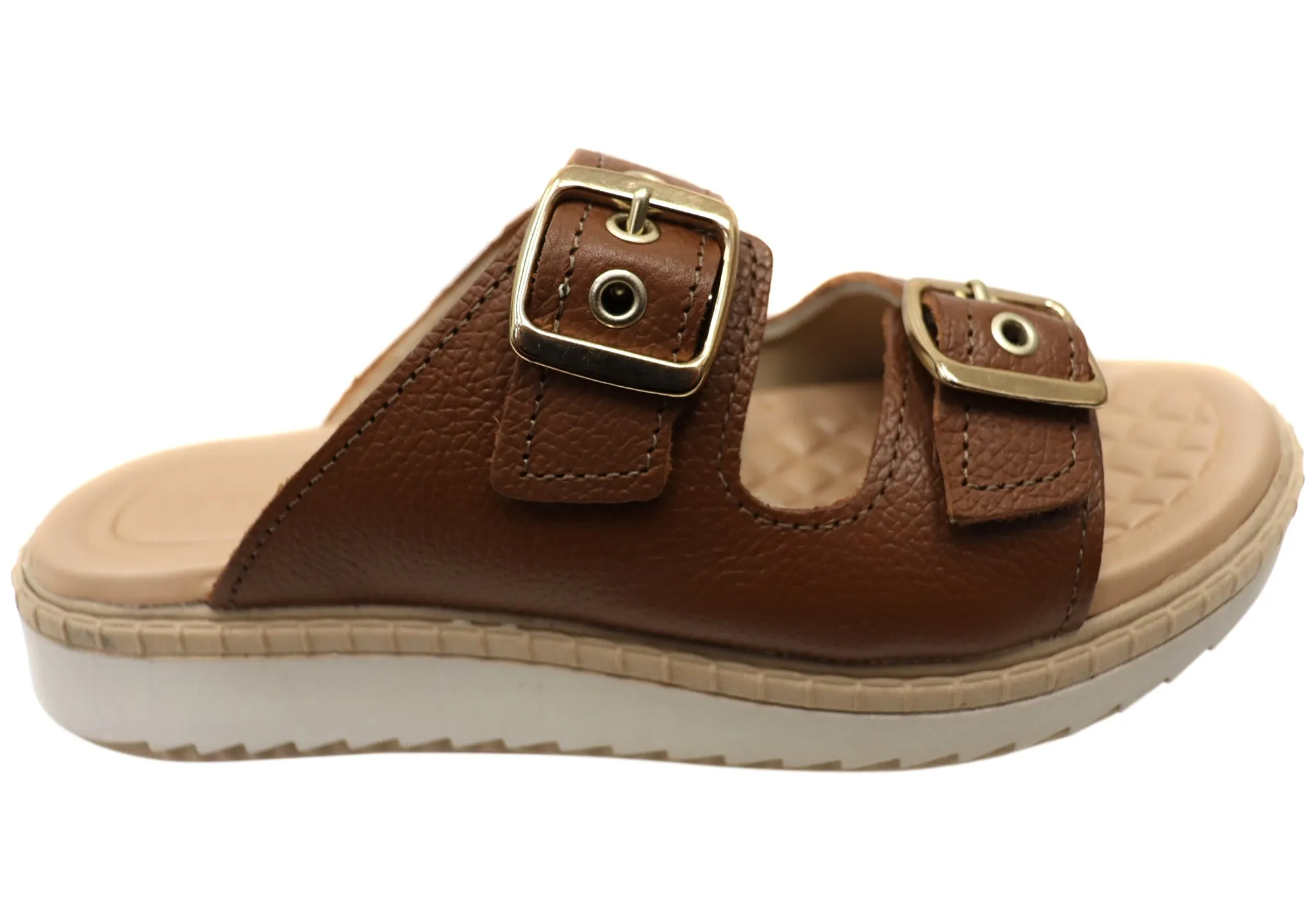 Pegada Arlineda Damen Bequeme Brasilianische Lederschlappen Sandalen Pegada Schuhe