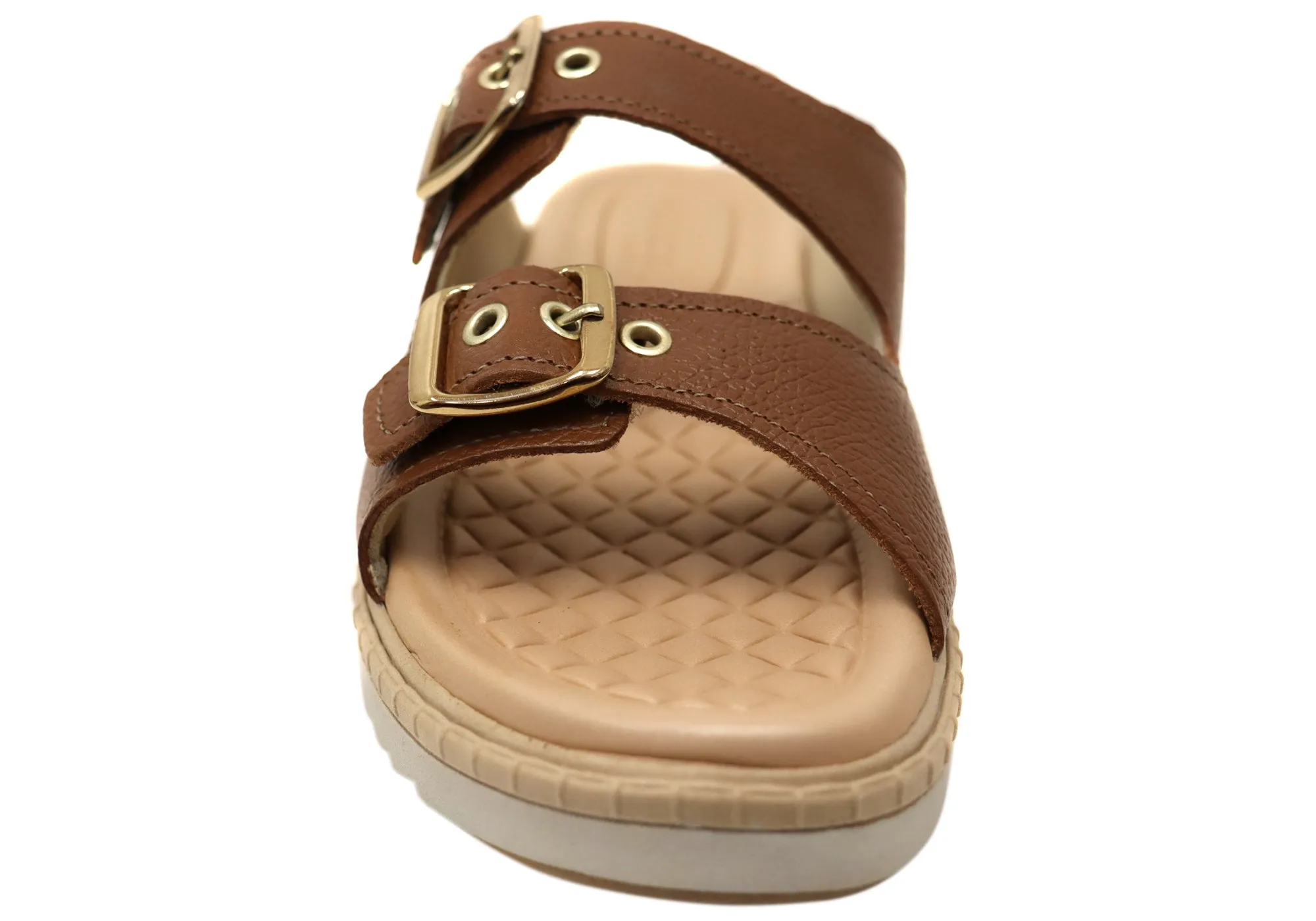 Pegada Arlineda Damen Bequeme Brasilianische Lederschlappen Sandalen Pegada Schuhe