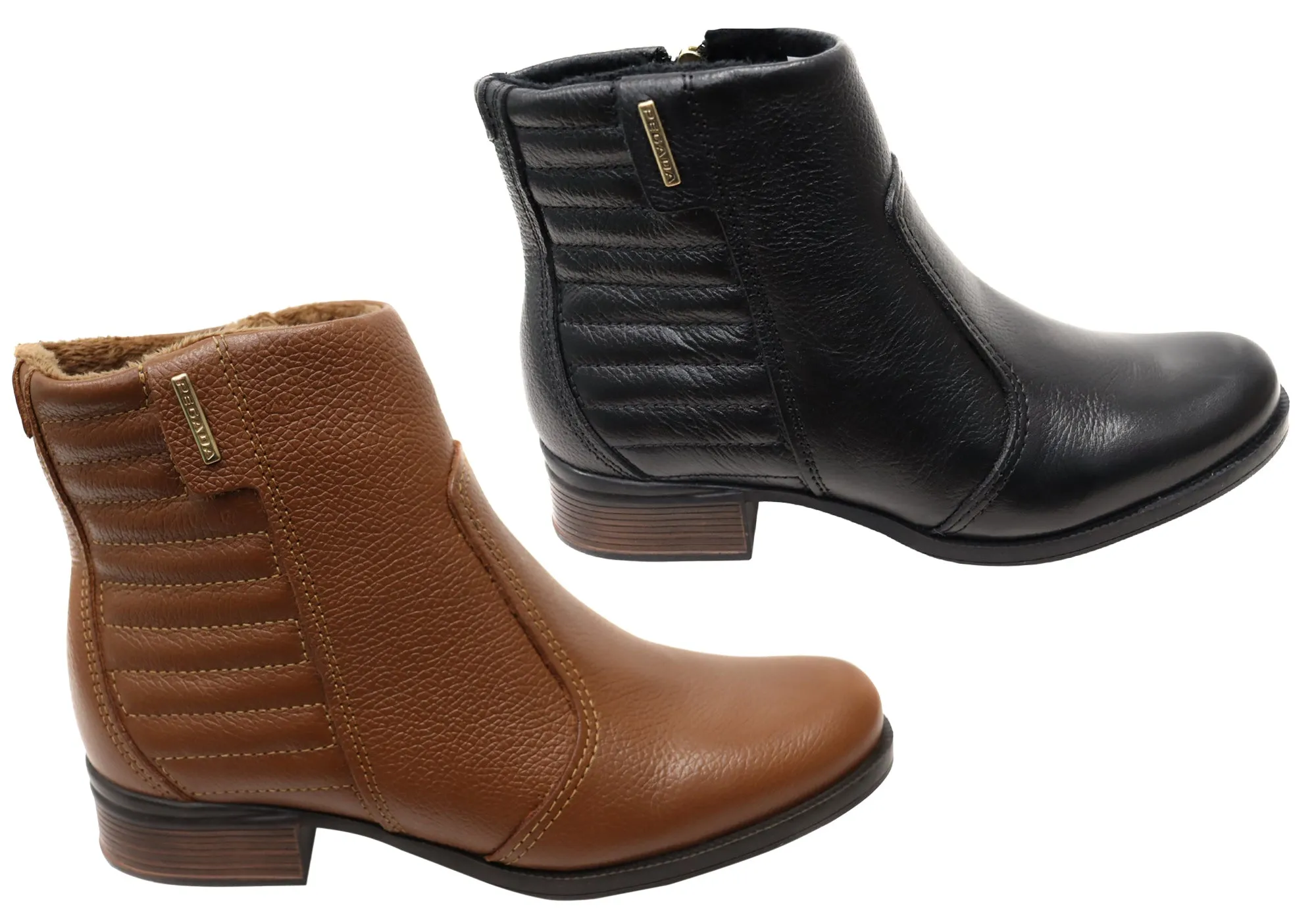 Pegada Dulce Damen Bequeme Brasilianische Leder Knöchelstiefel Pegada Schuhe