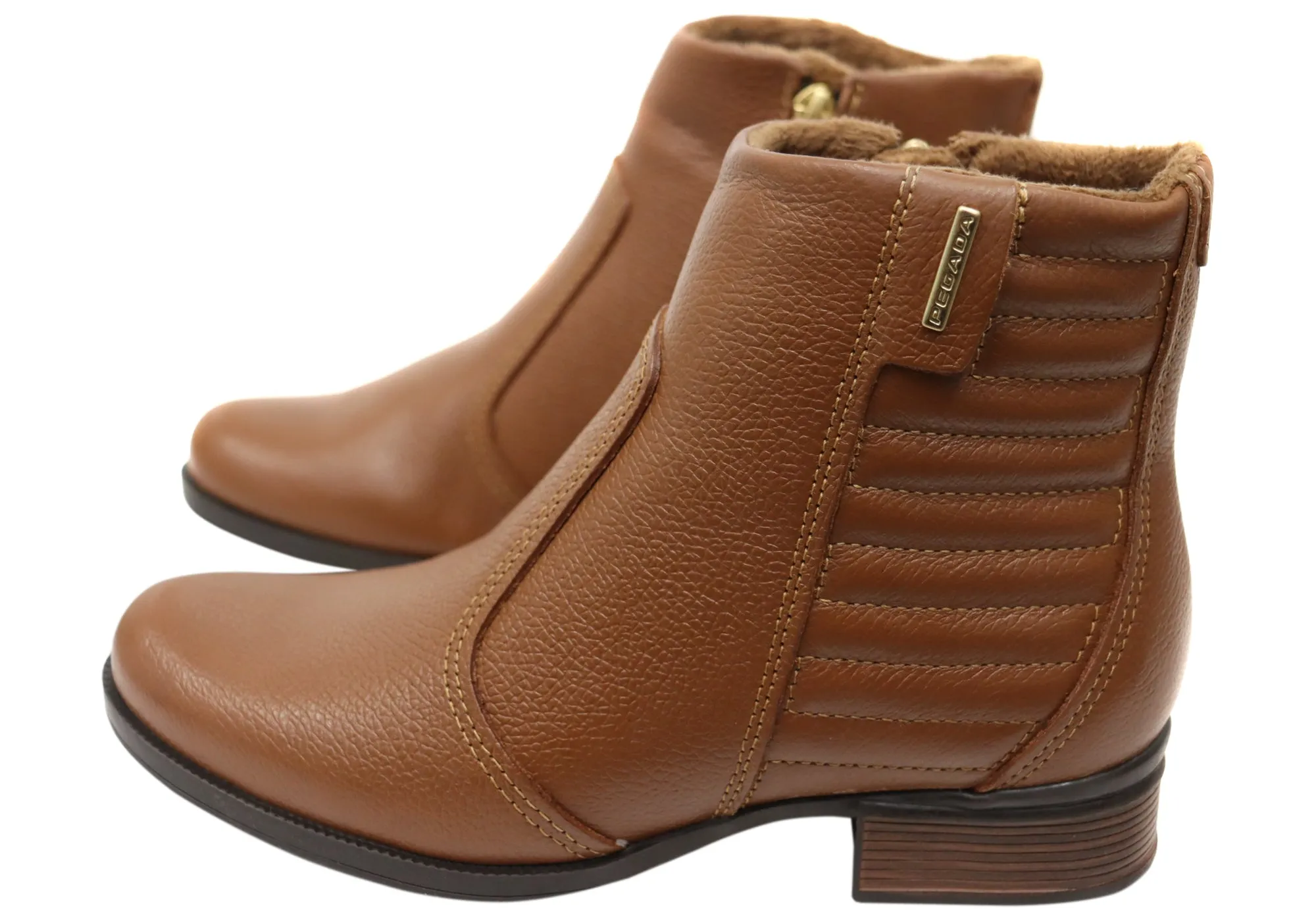 Pegada Dulce Damen Bequeme Brasilianische Leder Knöchelstiefel Pegada Schuhe