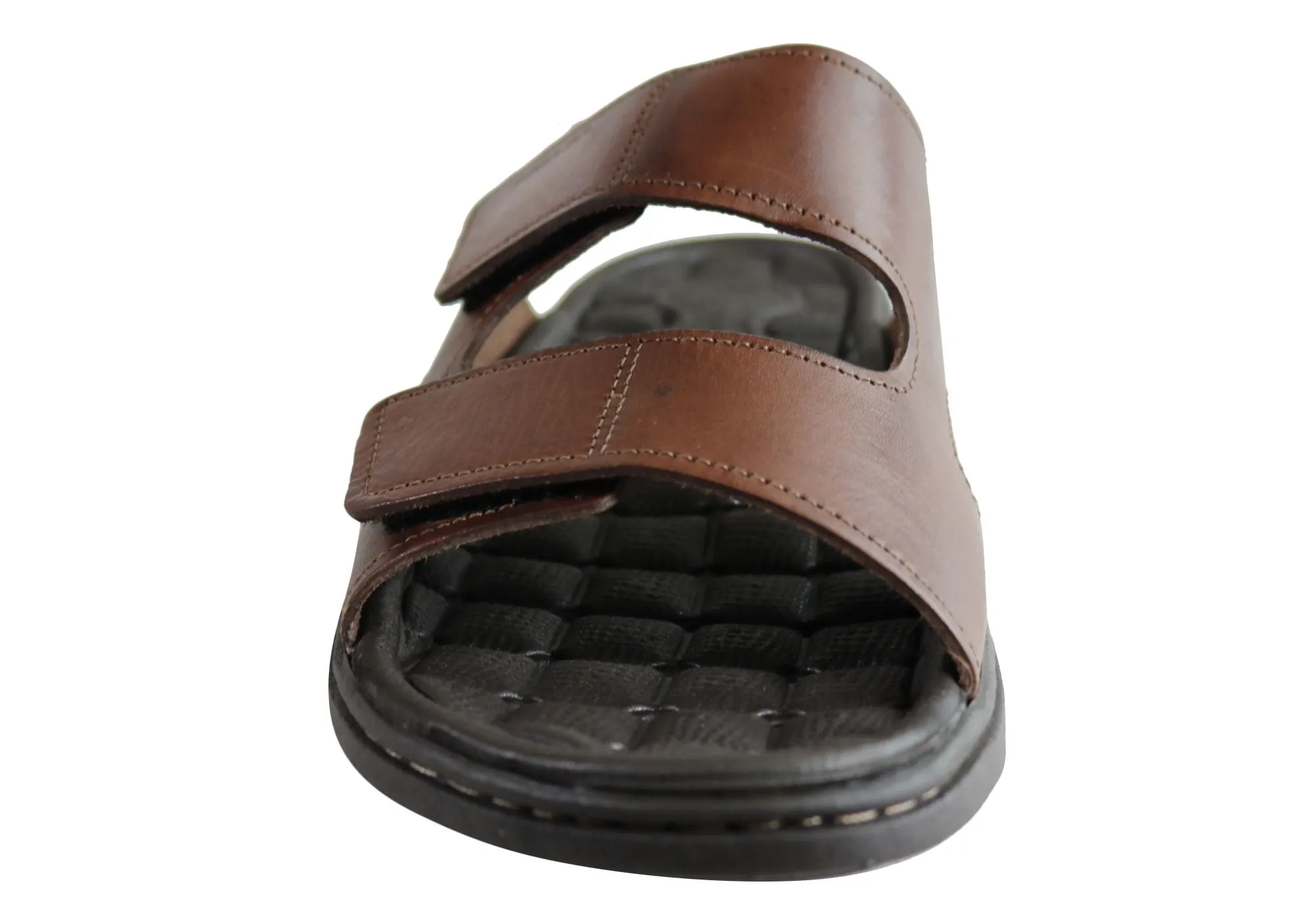 Pegada Fletcher Herren Gepolsterte Ledersandalen Made In Brazil Pegada Schuhe