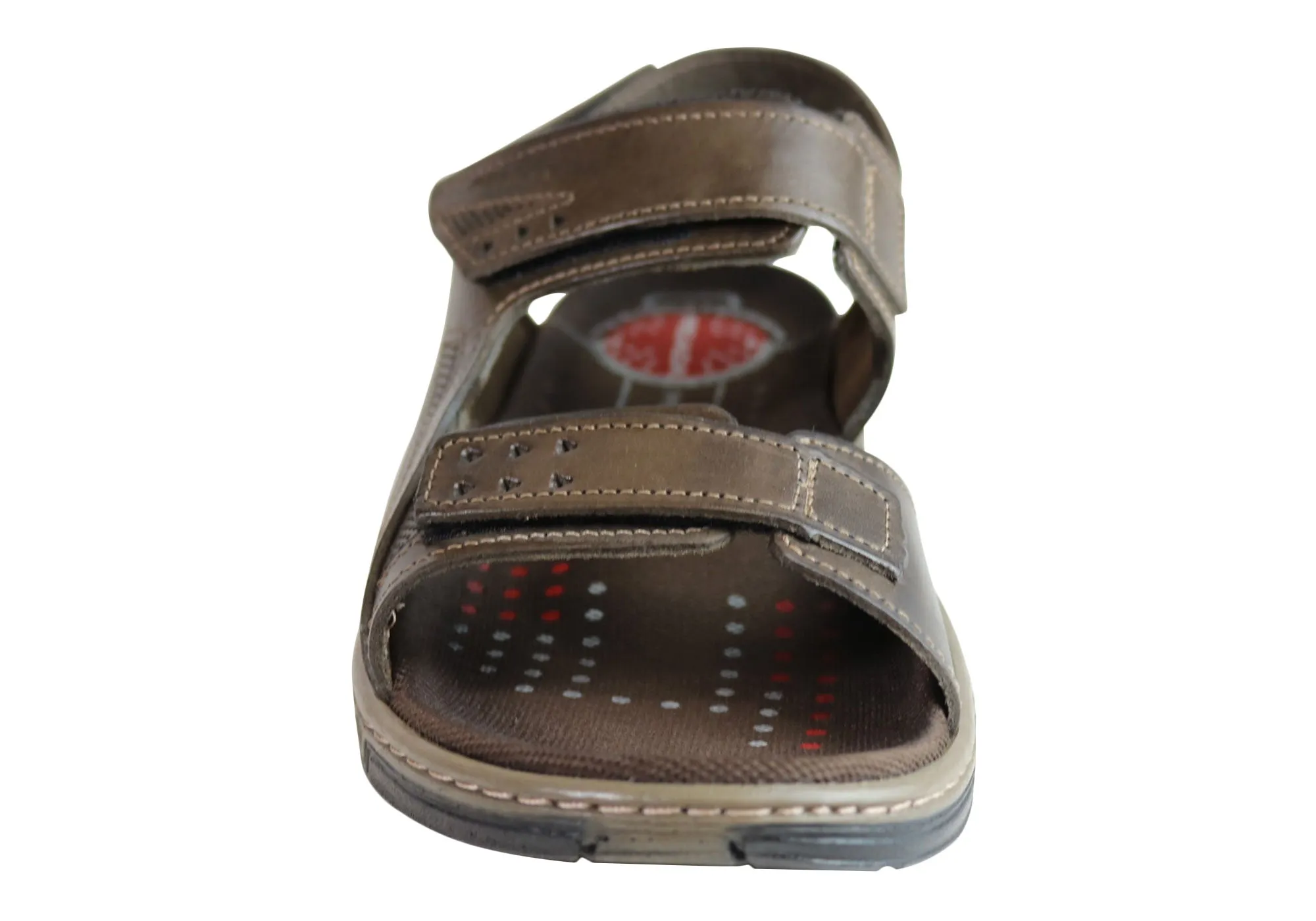 Pegada Jeff Herren-Ledersandalen mit bequemer Polsterung, hergestellt in Brasilien Pegada Schuhe
