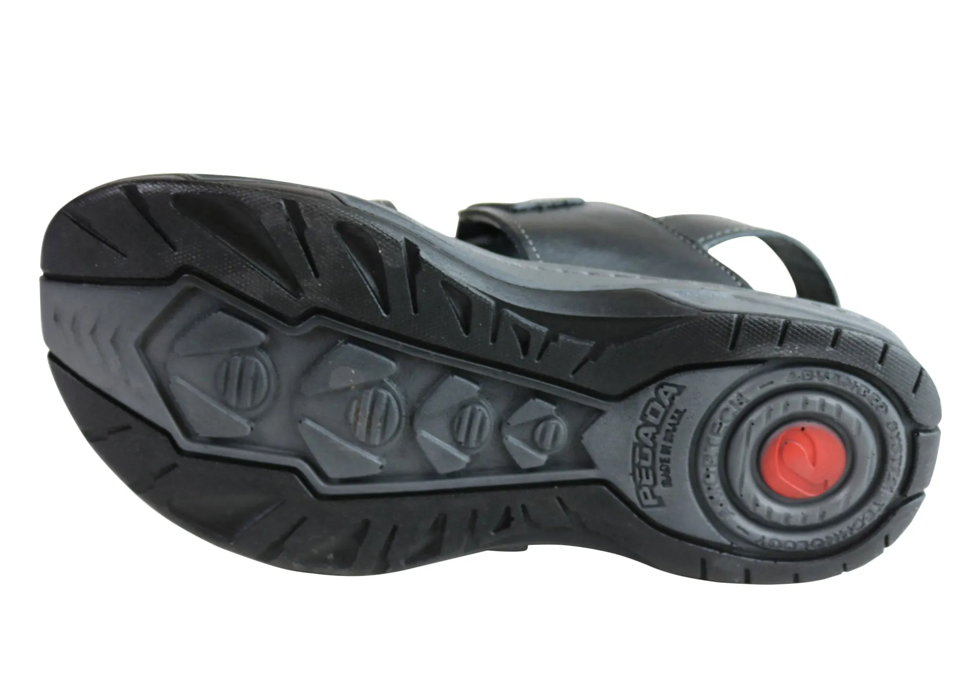 Pegada Jeff Herren-Ledersandalen mit bequemer Polsterung, hergestellt in Brasilien Pegada Schuhe