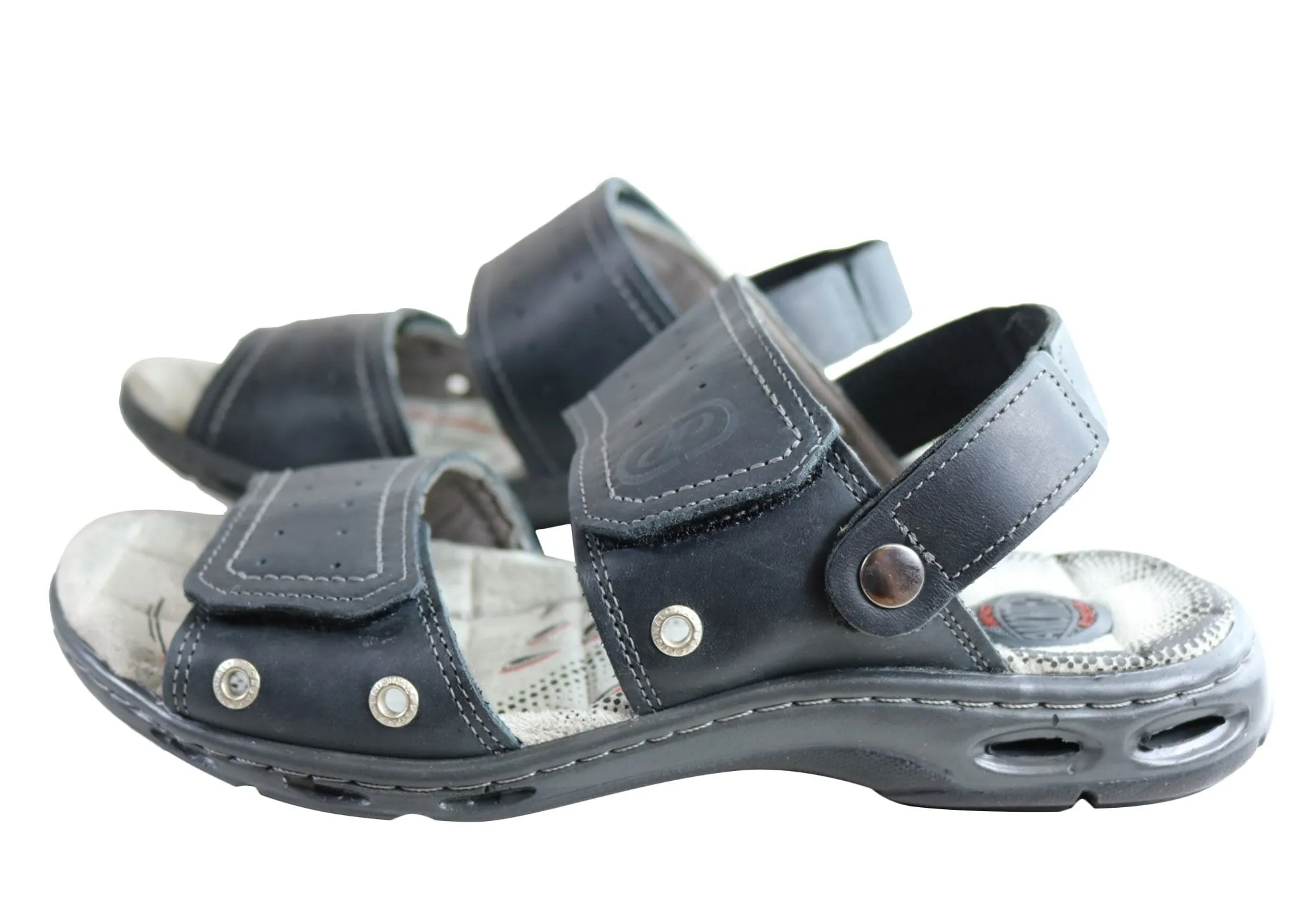 Pegada Jensen Herren Ledersandalen mit Komfortpolsterung, hergestellt in Brasilien Pegada Schuhe