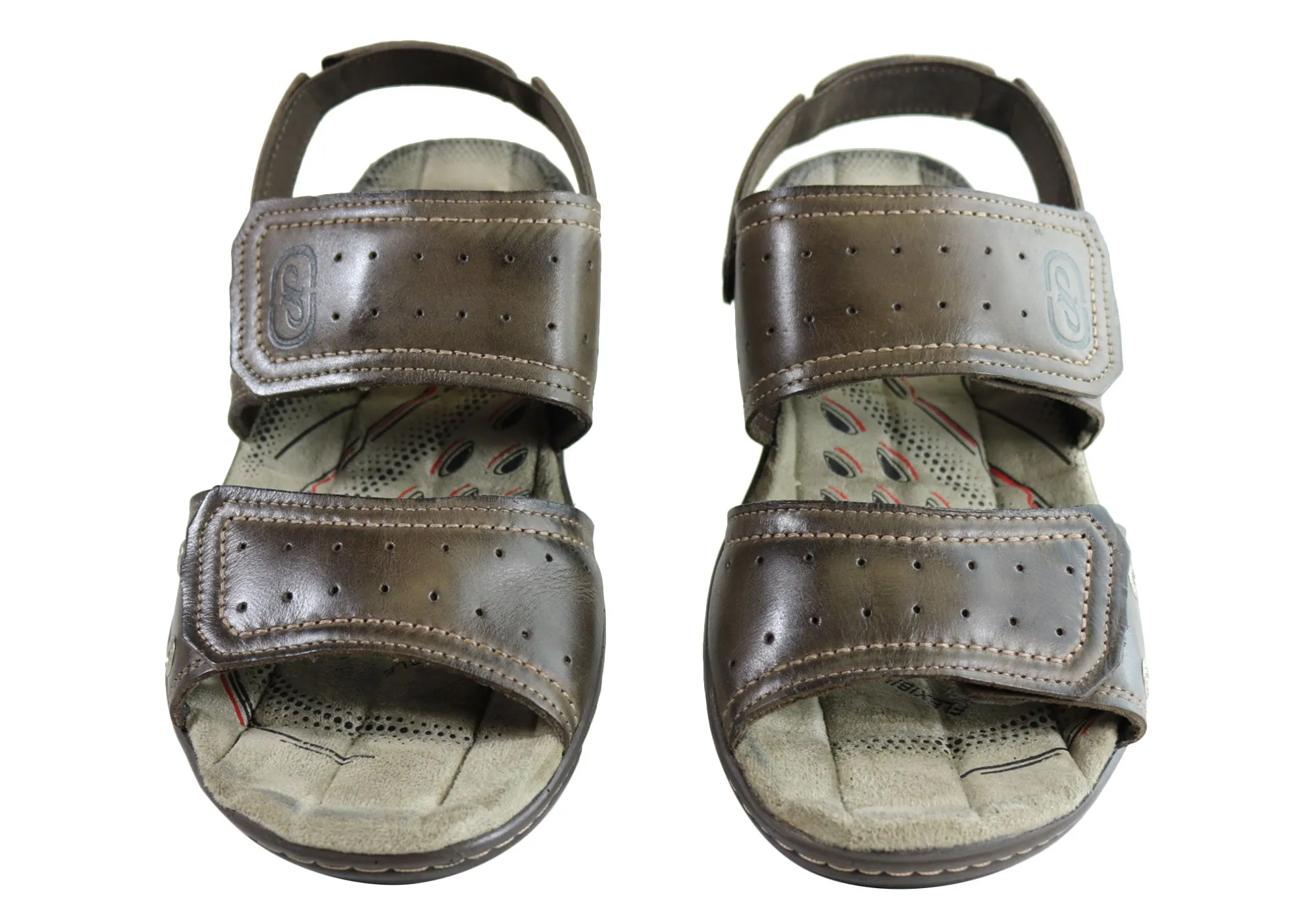 Pegada Jensen Herren Ledersandalen mit Komfortpolsterung, hergestellt in Brasilien Pegada Schuhe