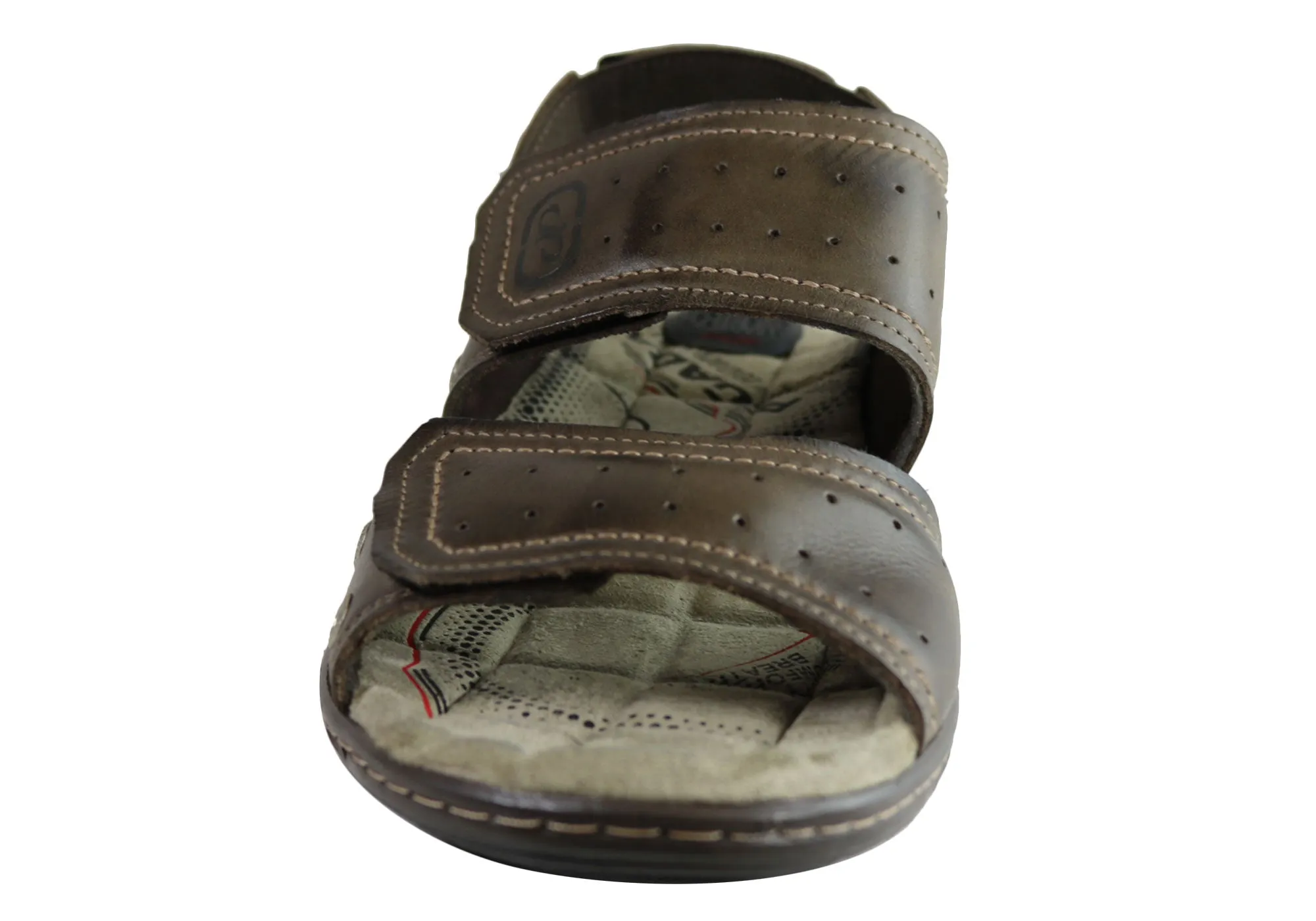 Pegada Jensen Herren Ledersandalen mit Komfortpolsterung, hergestellt in Brasilien Pegada Schuhe
