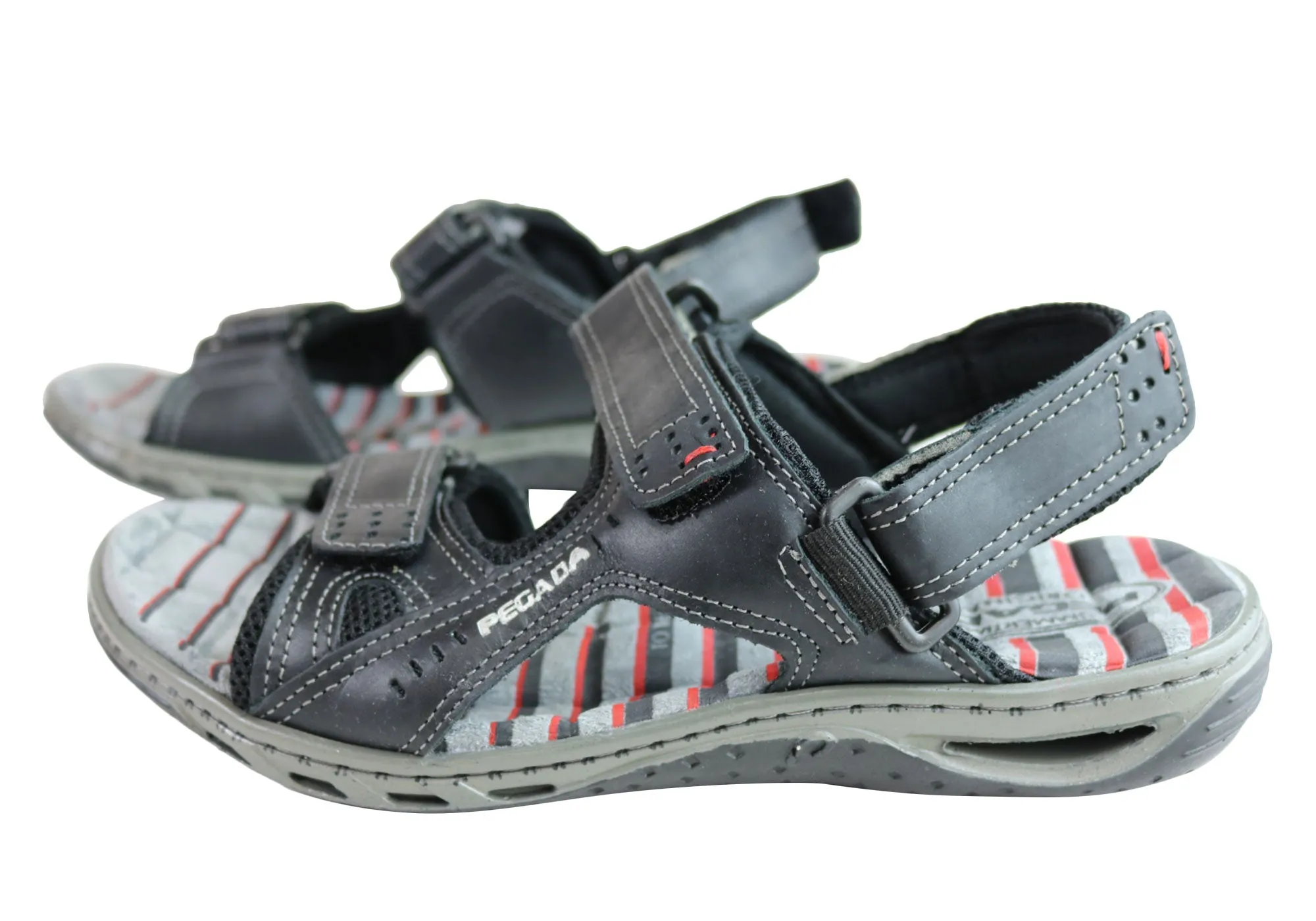 Pegada Jim Herren Leder Bequeme Gepolsterte Sandalen Hergestellt In Brasilien Pegada Schuhe