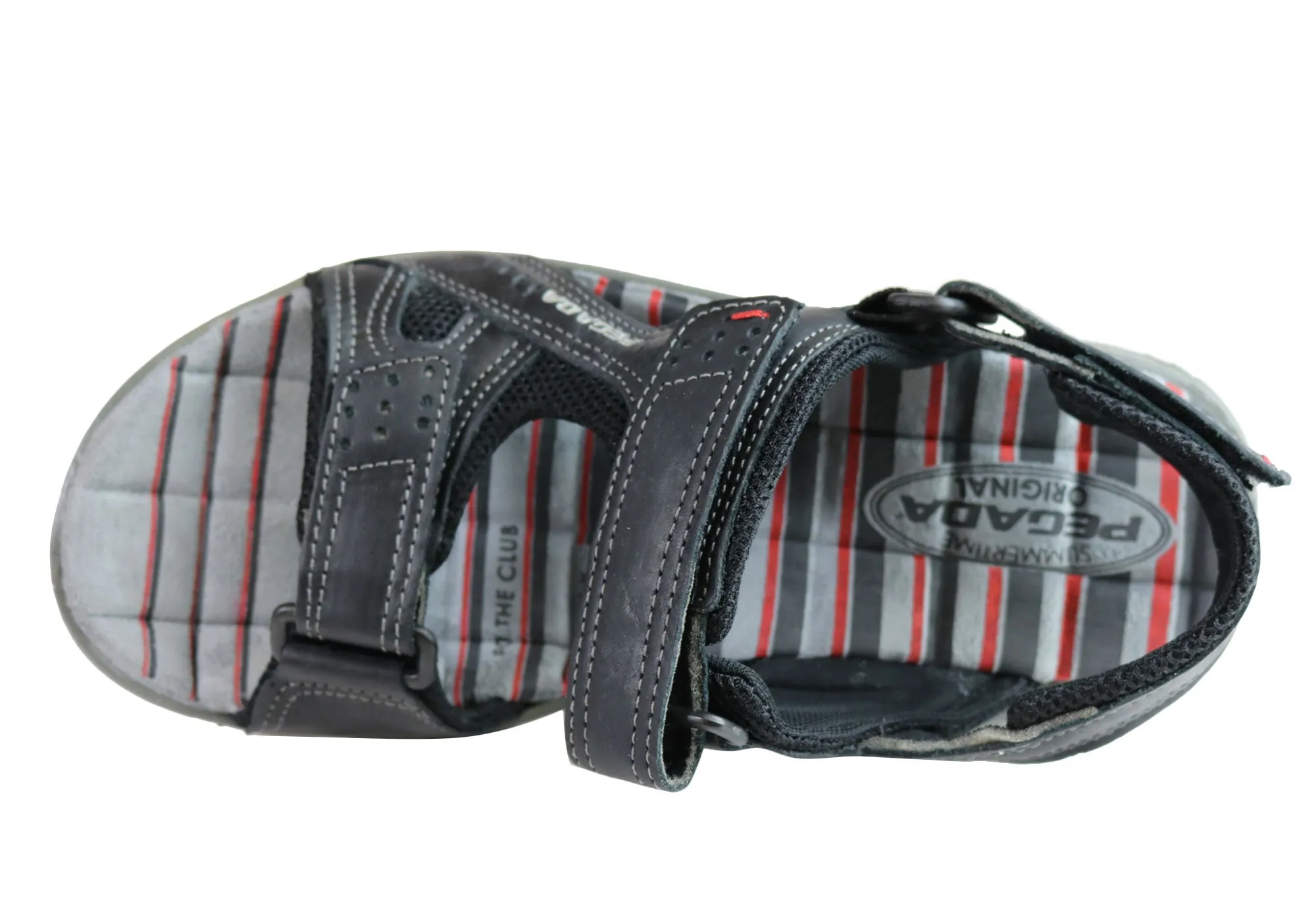 Pegada Jim Herren Leder Bequeme Gepolsterte Sandalen Hergestellt In Brasilien Pegada Schuhe