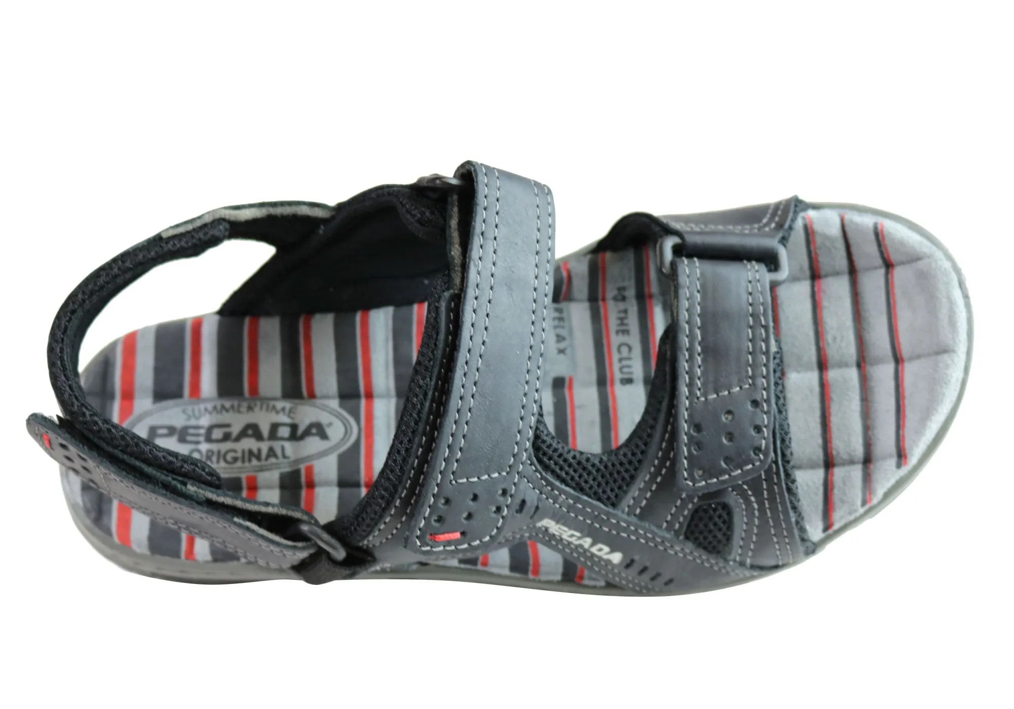 Pegada Jim Herren Leder Bequeme Gepolsterte Sandalen Hergestellt In Brasilien Pegada Schuhe