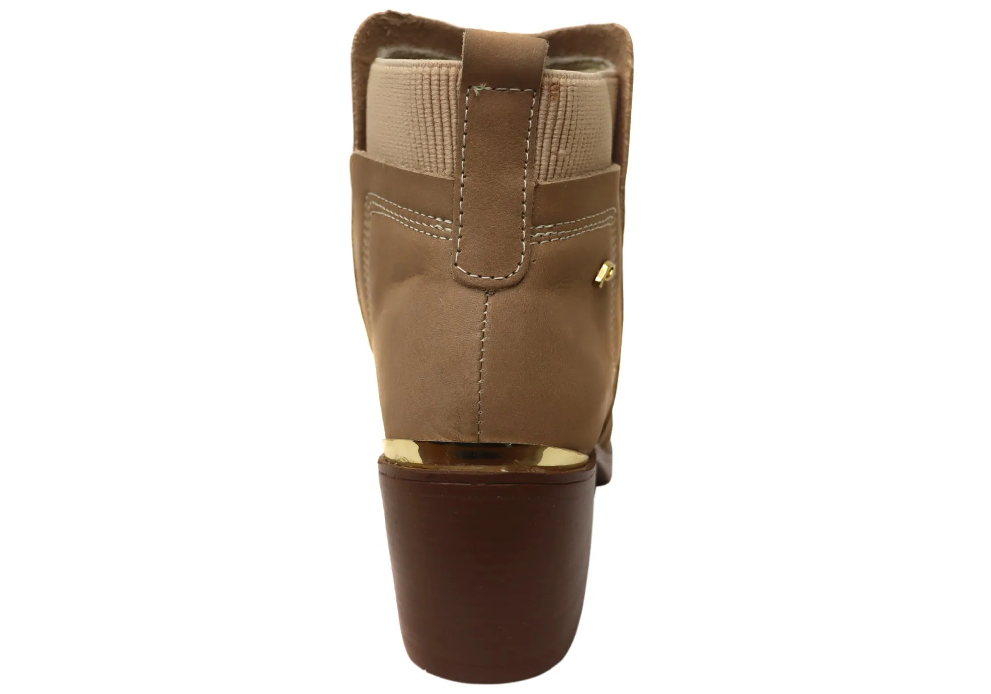 Pegada Lane Damen Mittlere Absatz Leder Knöchelstiefel Hergestellt in Brasilien Pegada Schuhe