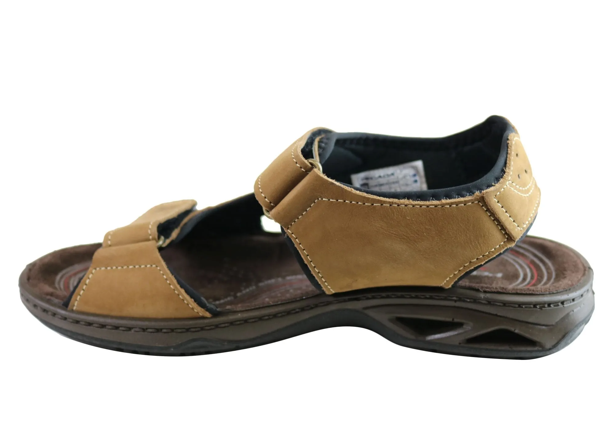 Pegada Thompson Herren Ledersandalen mit Komfortpolsterung - Hergestellt in Brasilien von Pegada Shoes