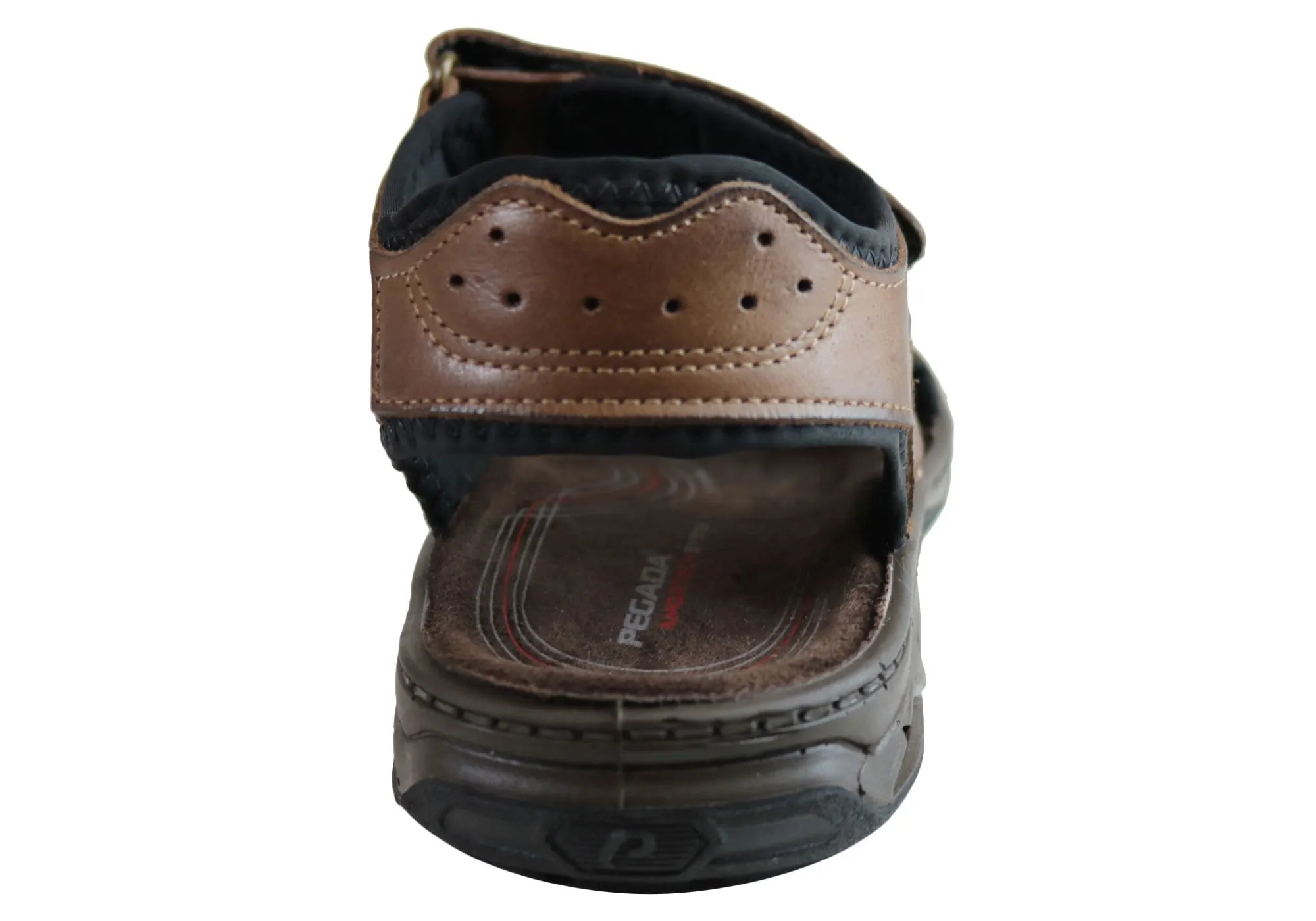 Pegada Thompson Herren Ledersandalen mit Komfortpolsterung - Hergestellt in Brasilien von Pegada Shoes