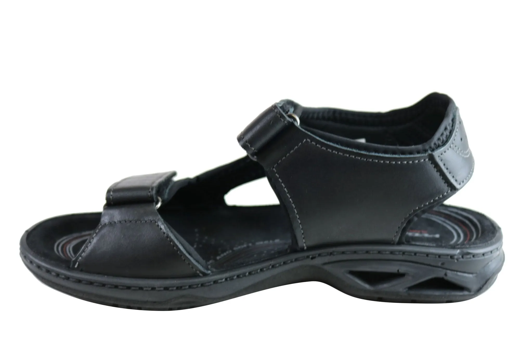 Pegada Thompson Herren Ledersandalen mit Komfortpolsterung - Hergestellt in Brasilien von Pegada Shoes