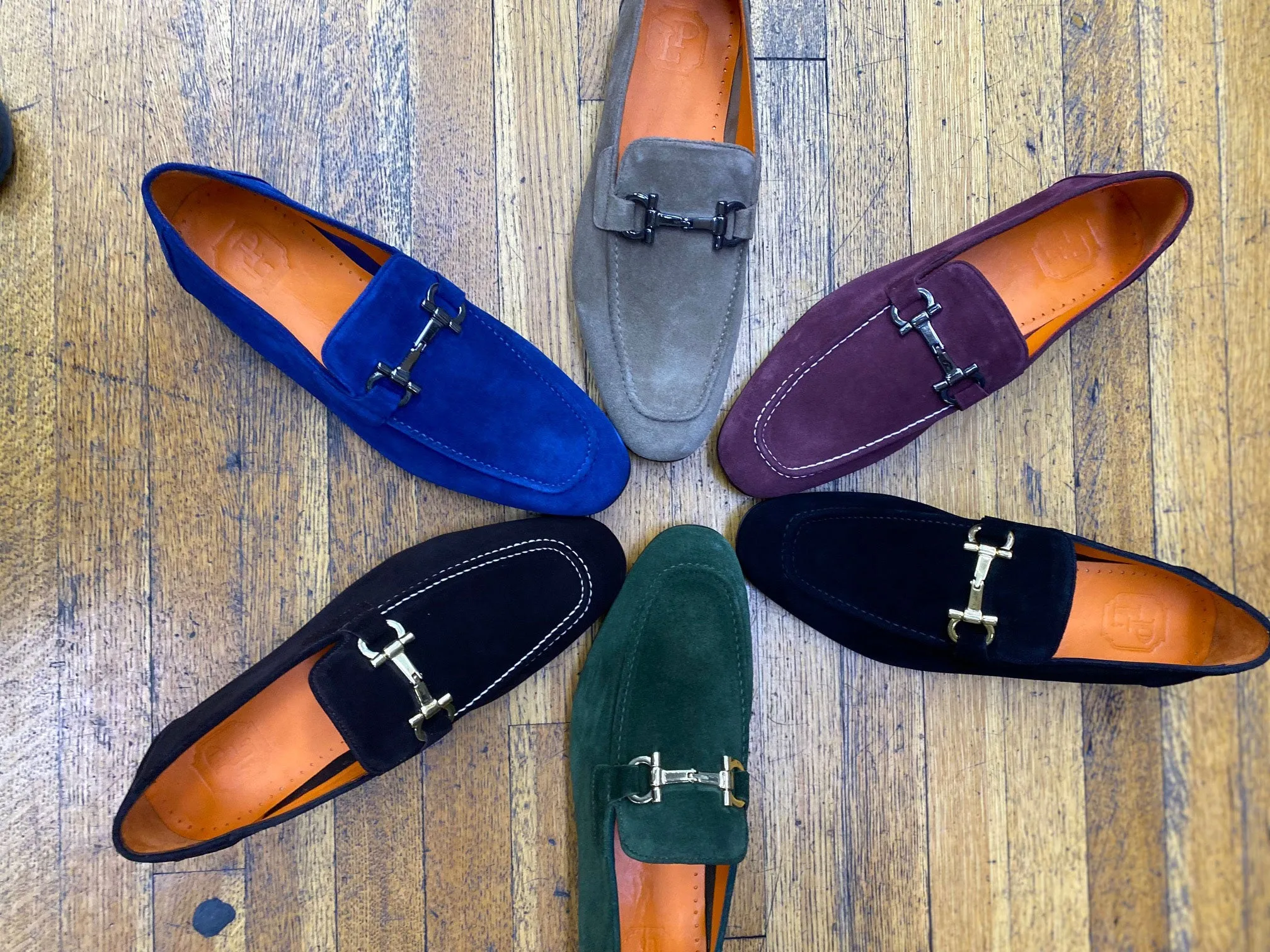 Pelle Wildleder Loafer Sand