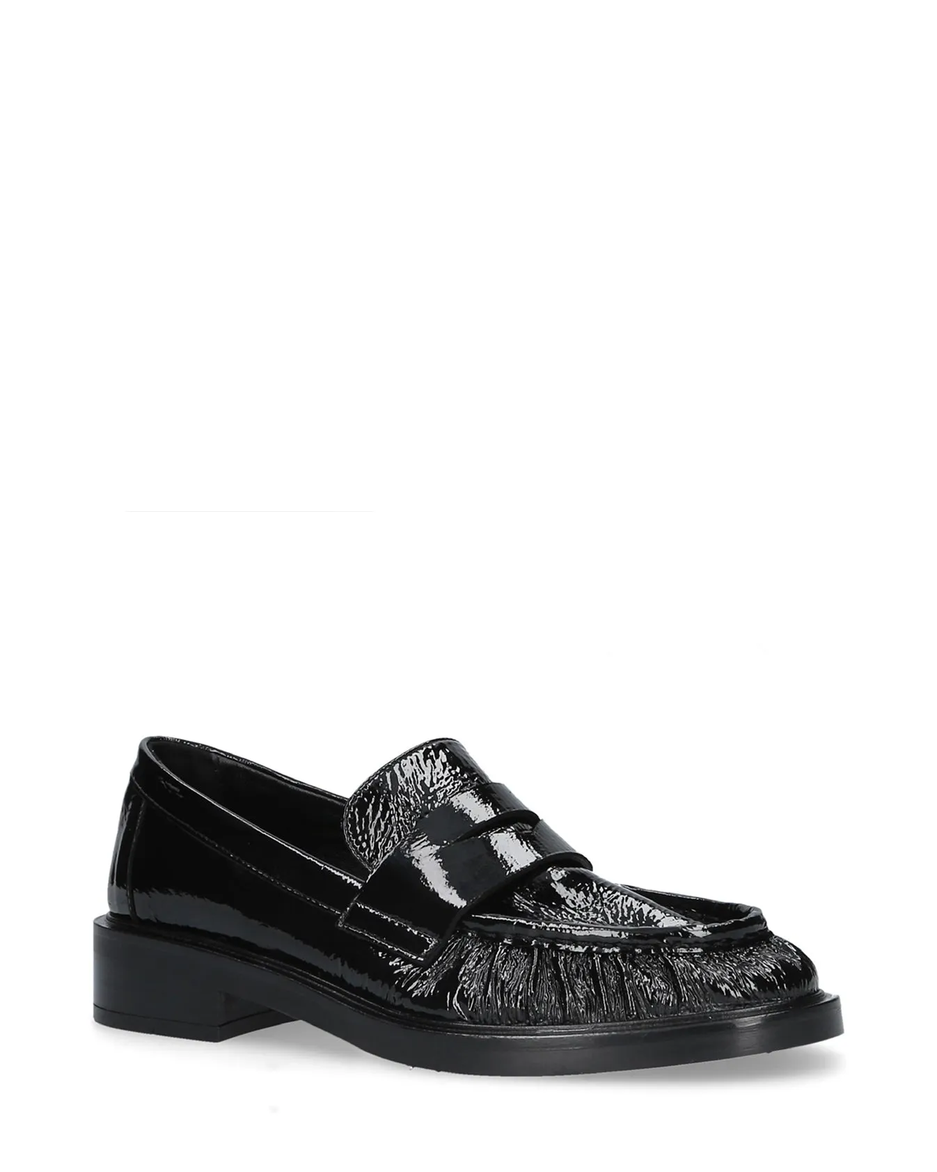 Penny Loafer Schwarz Leder A5829