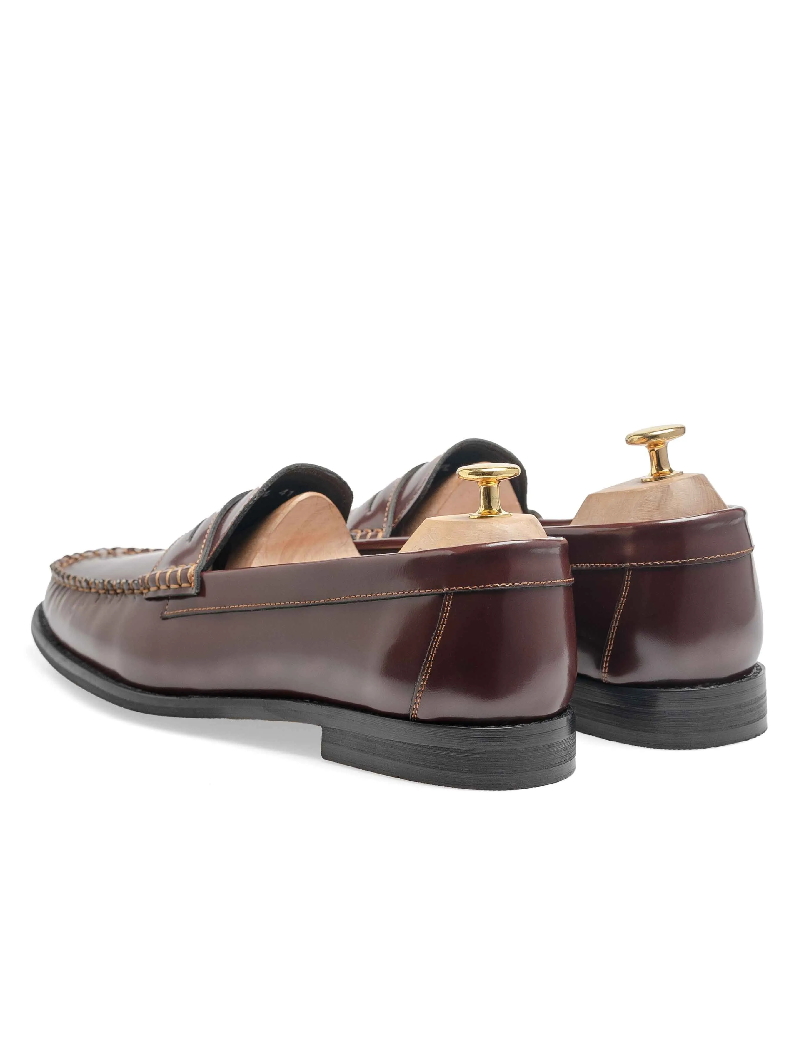 Penny Loafer - Braun Glattleder