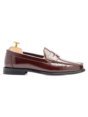 Penny Loafer - Braun Glattleder