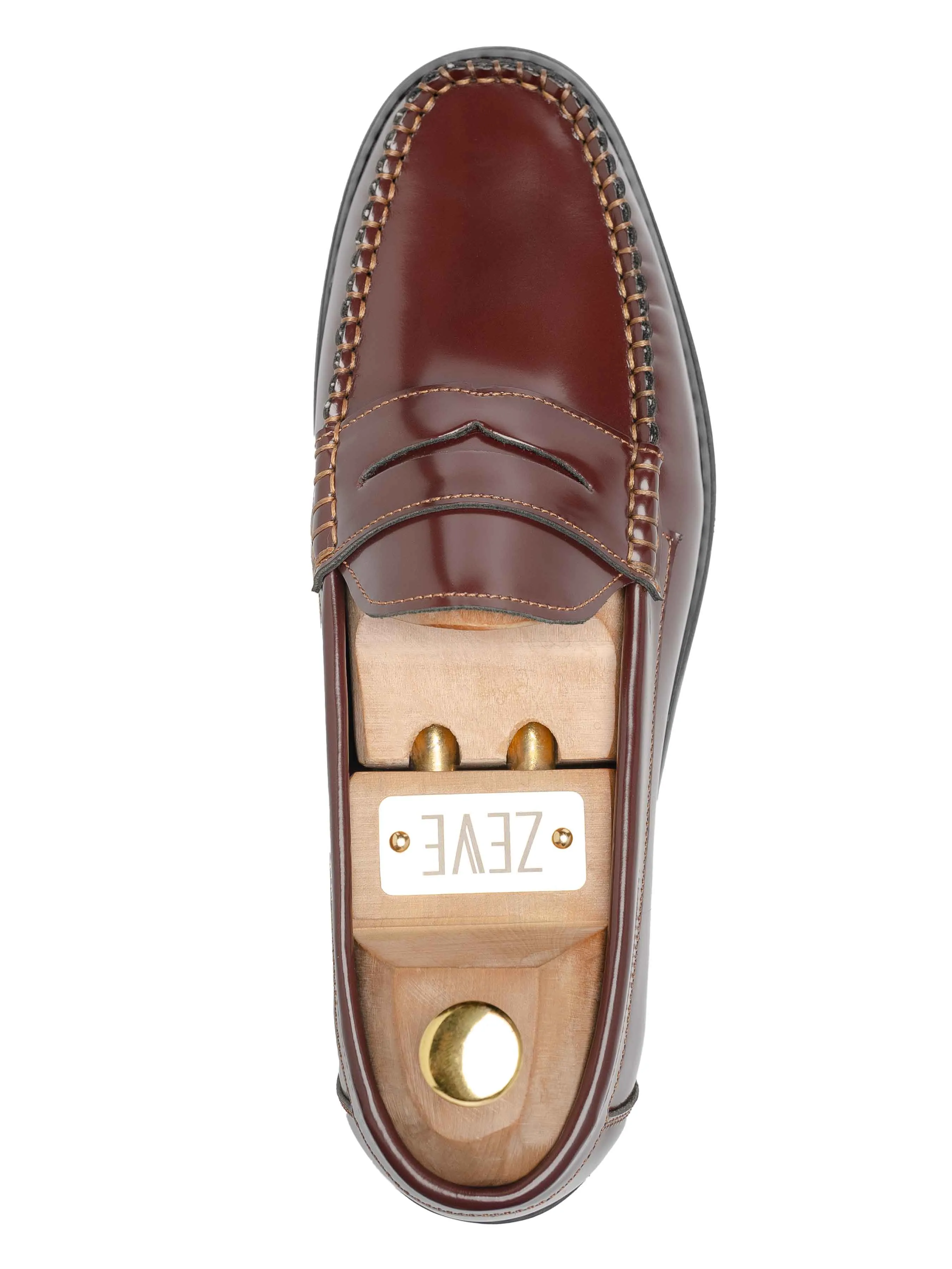 Penny Loafer - Braun Glattleder