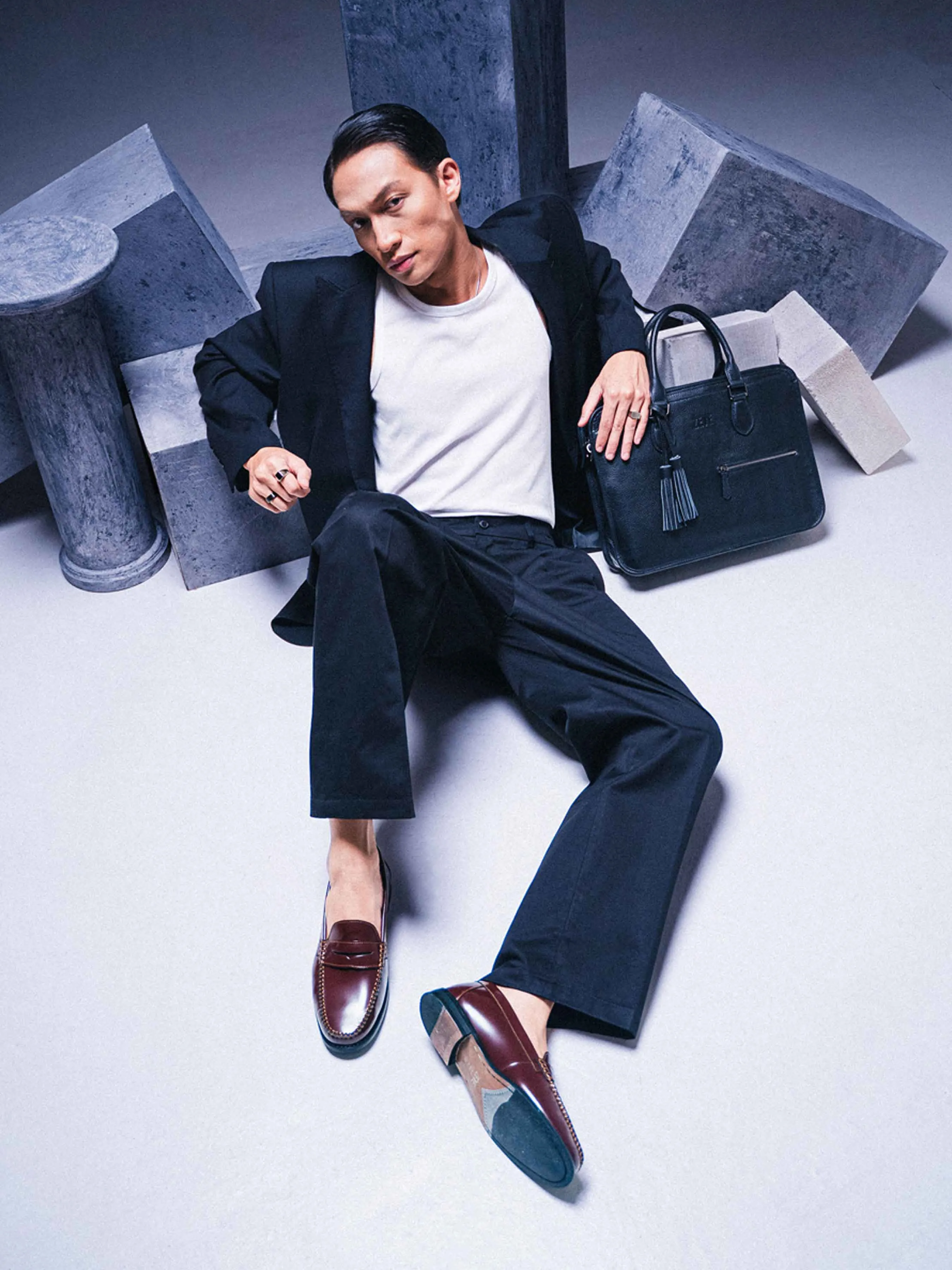 Penny Loafer - Braun Glattleder