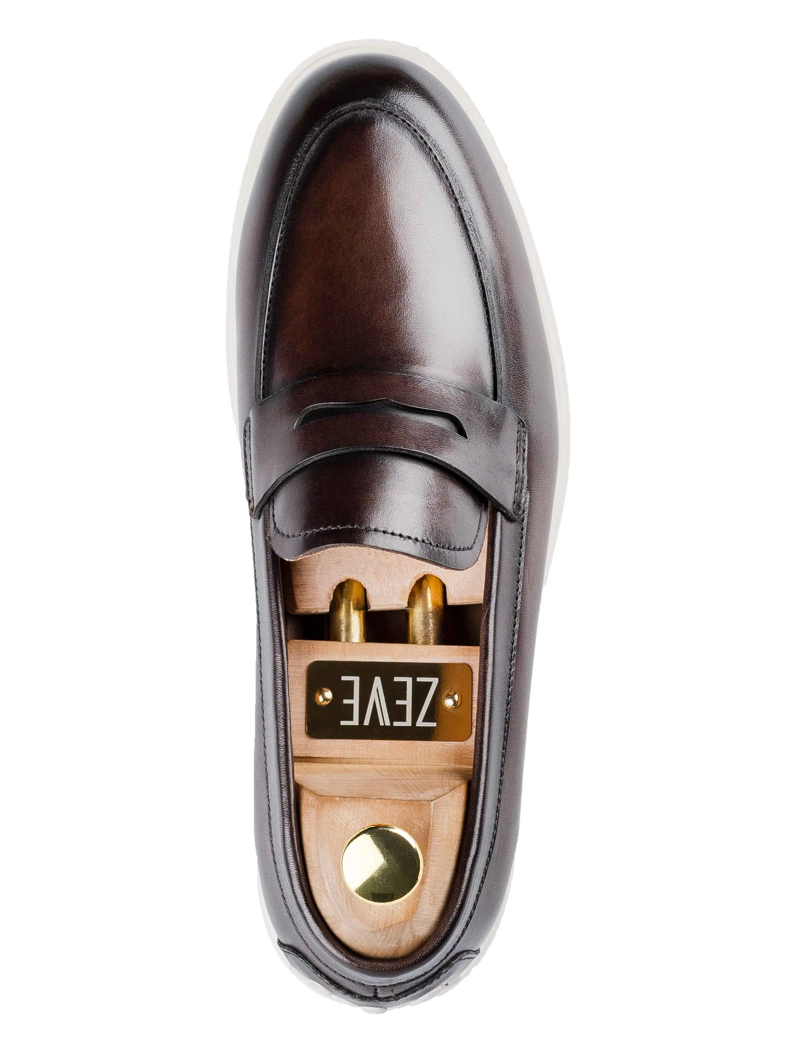 Penny Loafer - Kaffee (Kreidesohle)