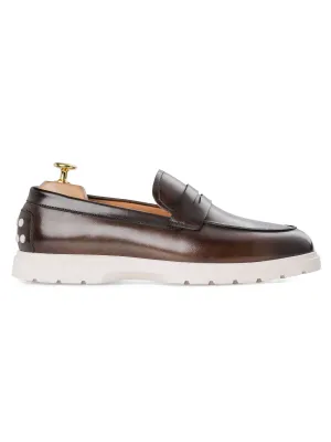 Penny Loafer - Kaffee (Kreidesohle)