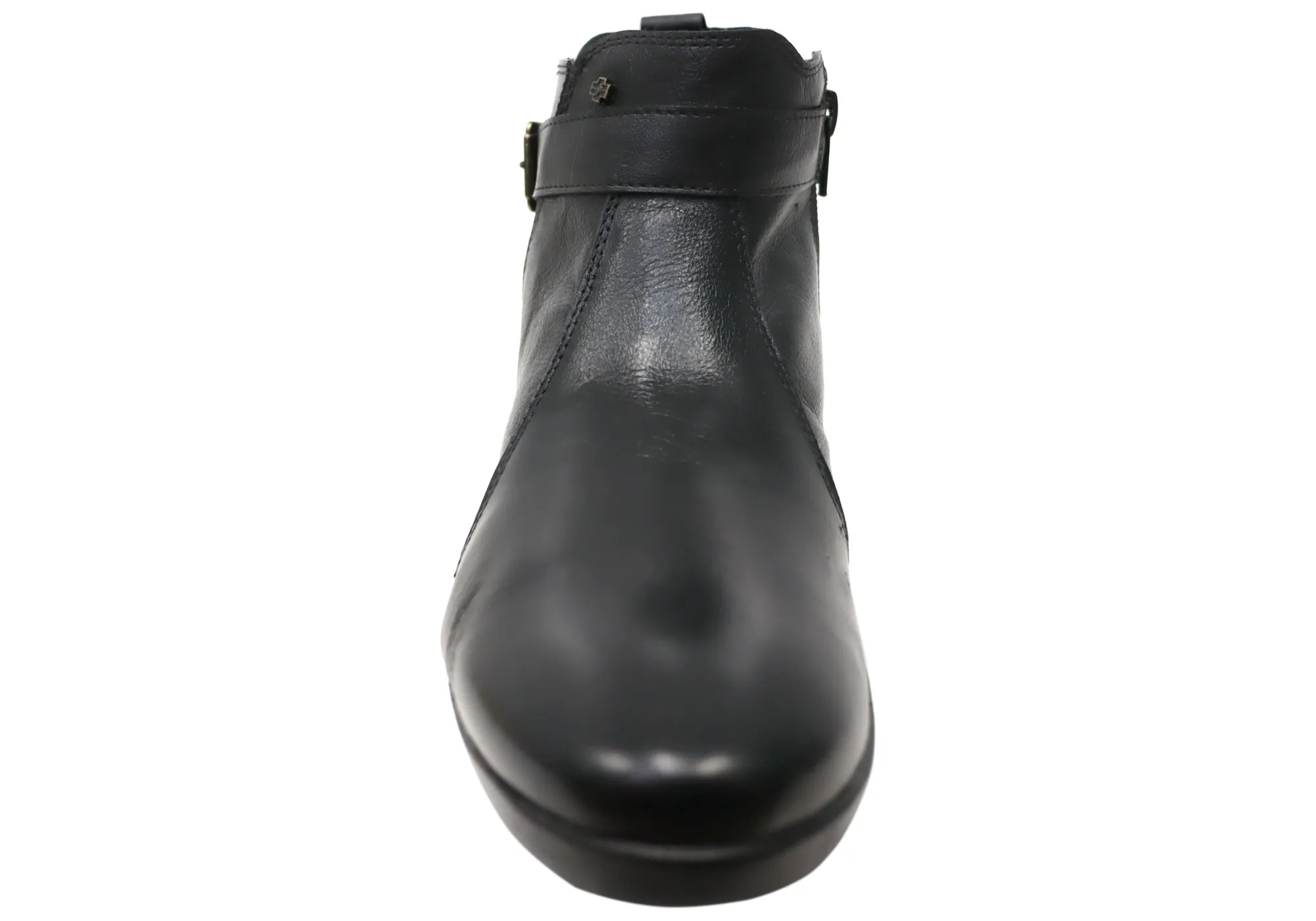 Perlatto Tess Damen Bequeme Leder Knöchelstiefel Hergestellt in Brasilien Perlatto Schuhe
