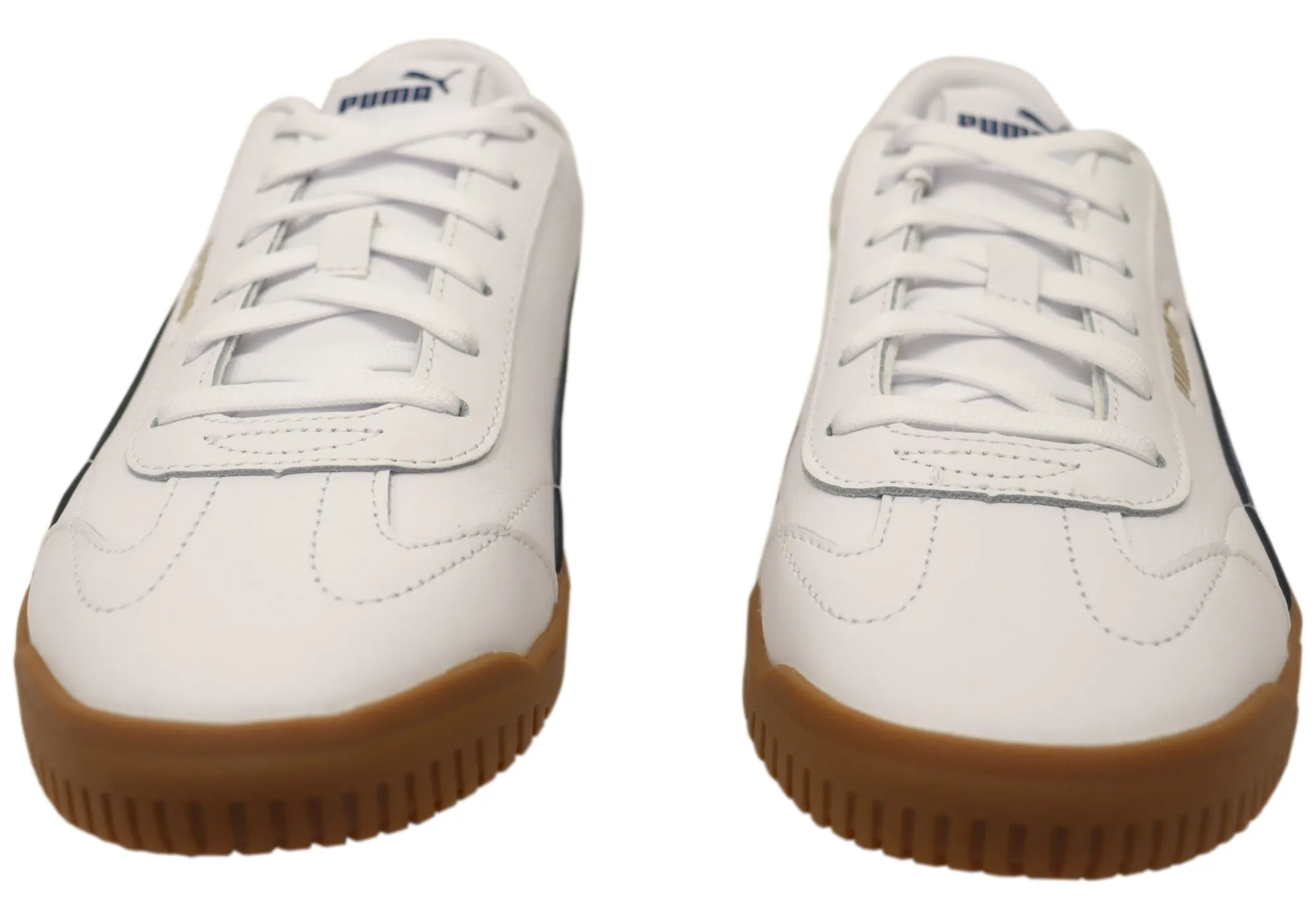 Puma Herren Club 5v5 Bequeme Leder-Schnürsneaker Puma Schuhe