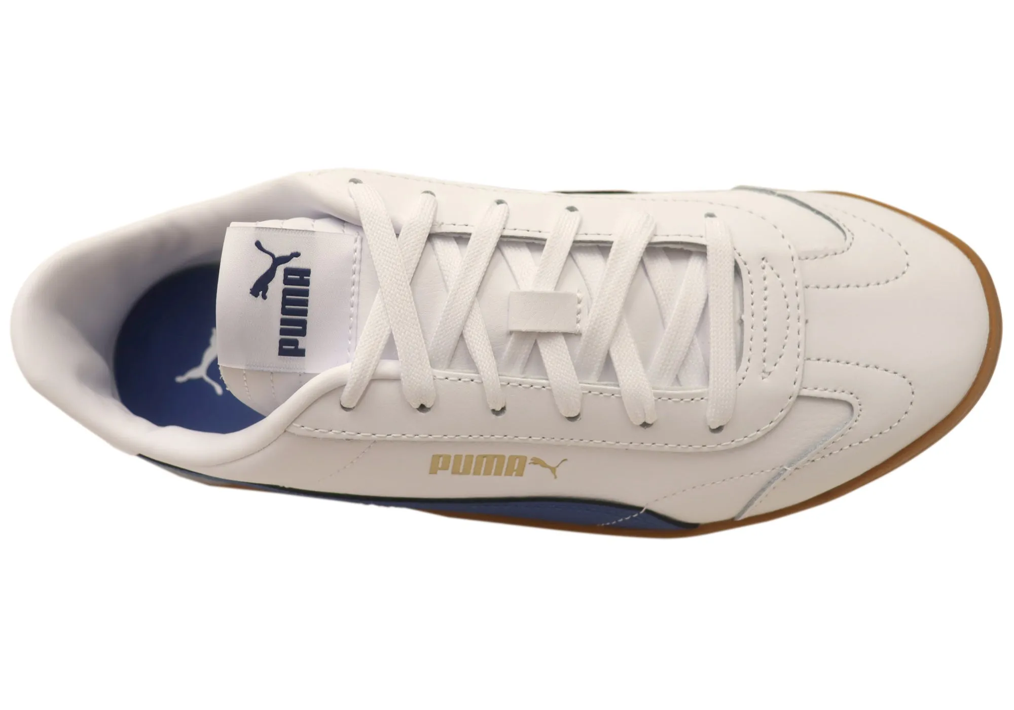Puma Herren Club 5v5 Bequeme Leder-Schnürsneaker Puma Schuhe