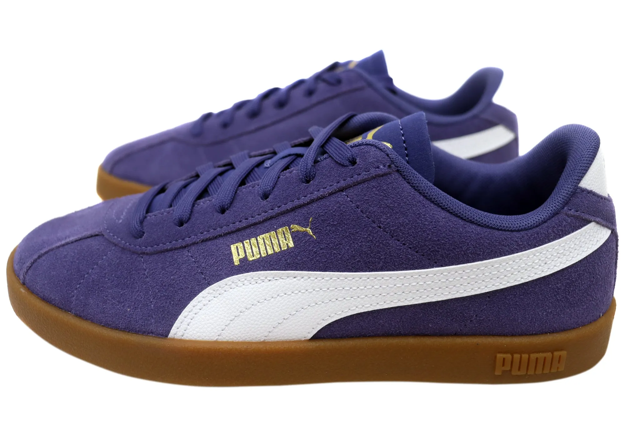 Puma Herren Club II Bequeme Lederschnürschuhe Puma Schuhe
