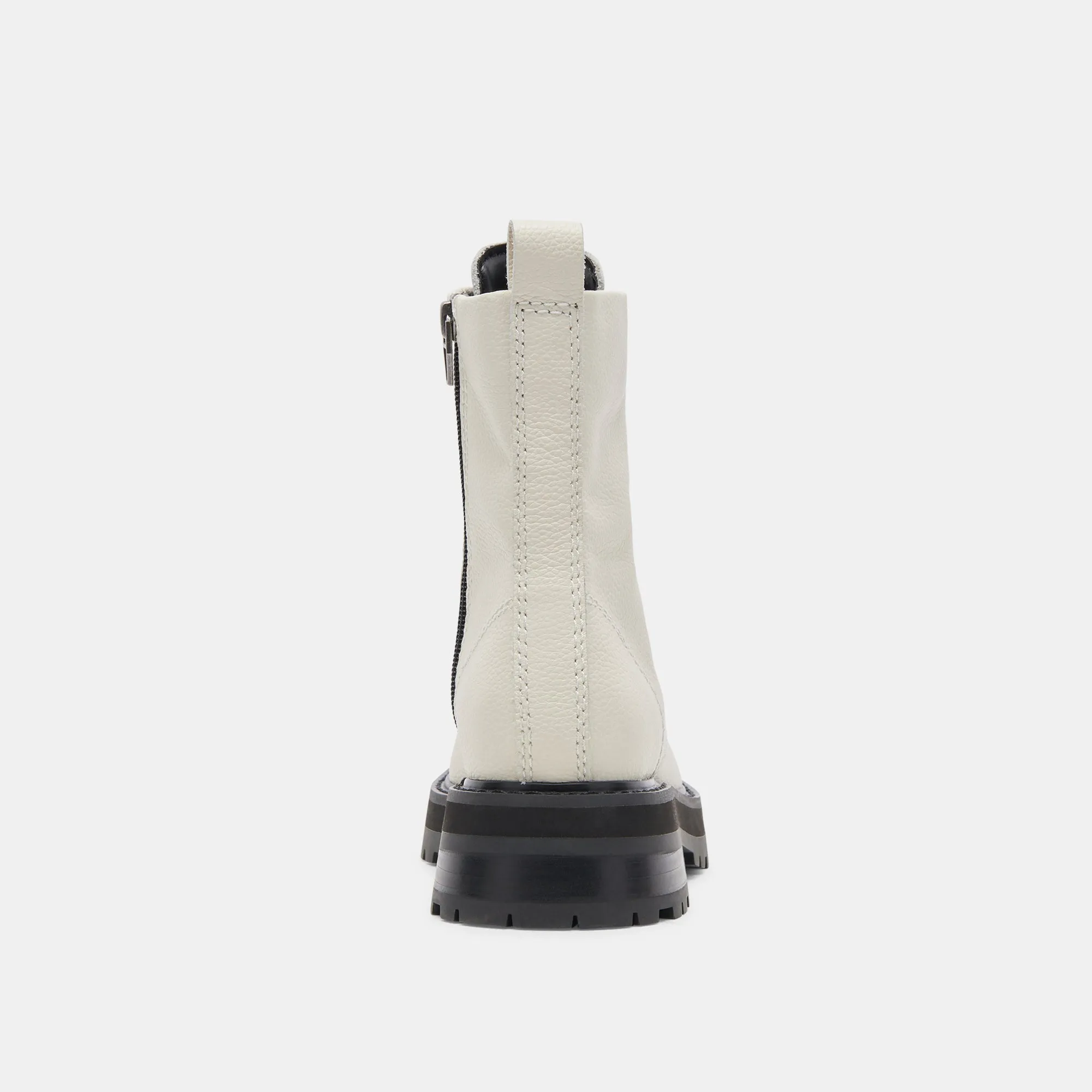 RANIER STIEFEL IN WEISSEM LEDER