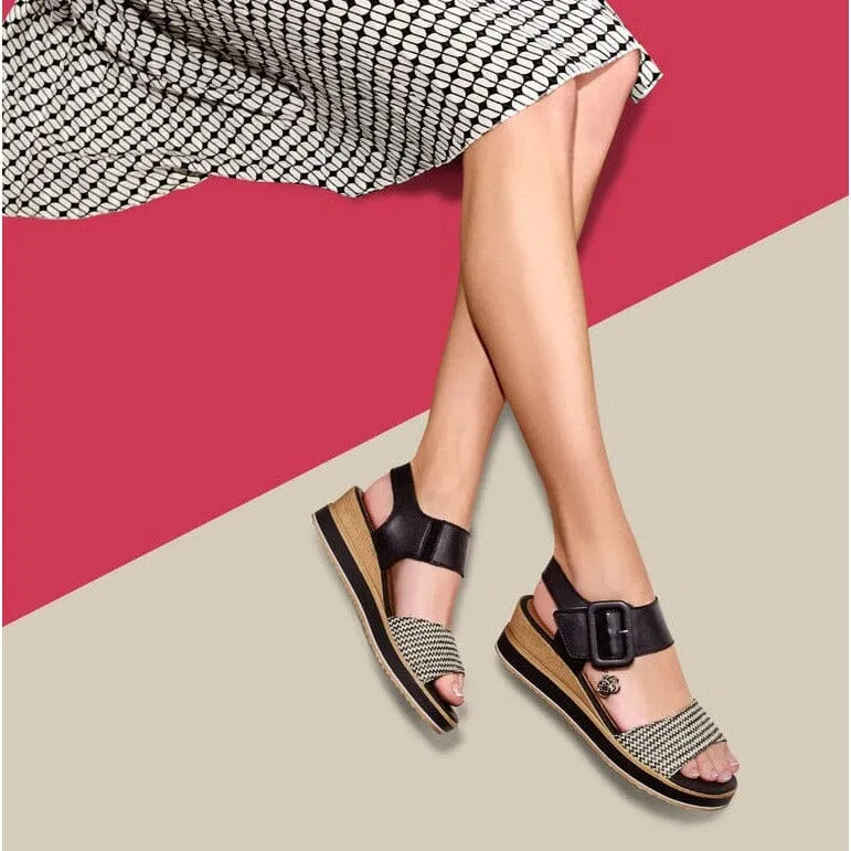REMONTE D6453 02 Keil-Sandalette
