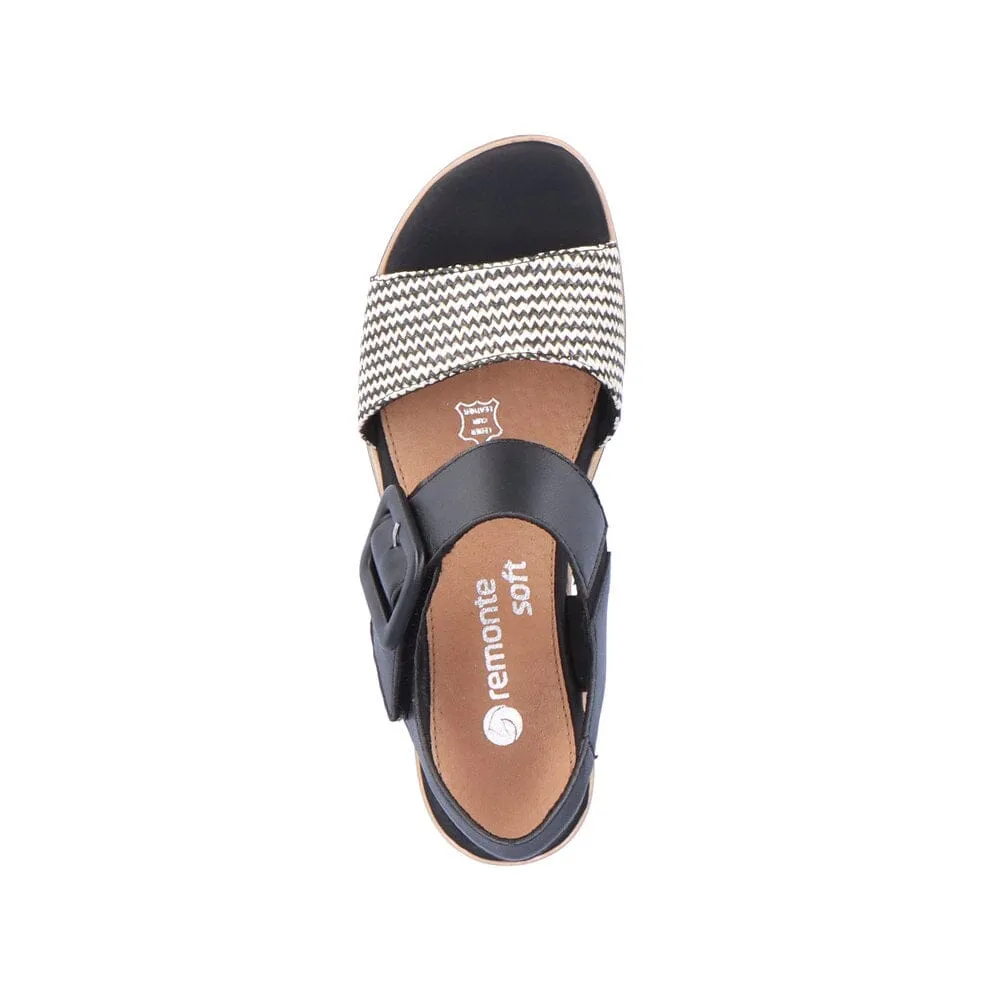 REMONTE D6453 02 Keil-Sandalette