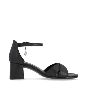Remote Damen Dorina 50 Schwarz Absatz Sandale in Schwarz