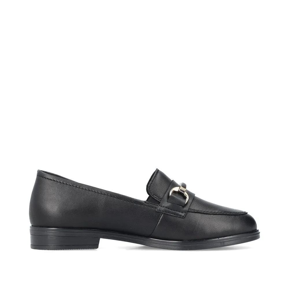 Rieker Schuhe 46262-01 Schwarzer Slip-On