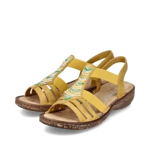 Rieker Schuhe 62808-68 Gelb Mehrfarbig Slip-On