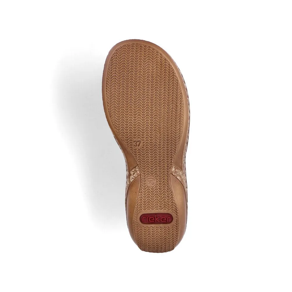 Rieker Schuhe 62808-68 Gelb Mehrfarbig Slip-On