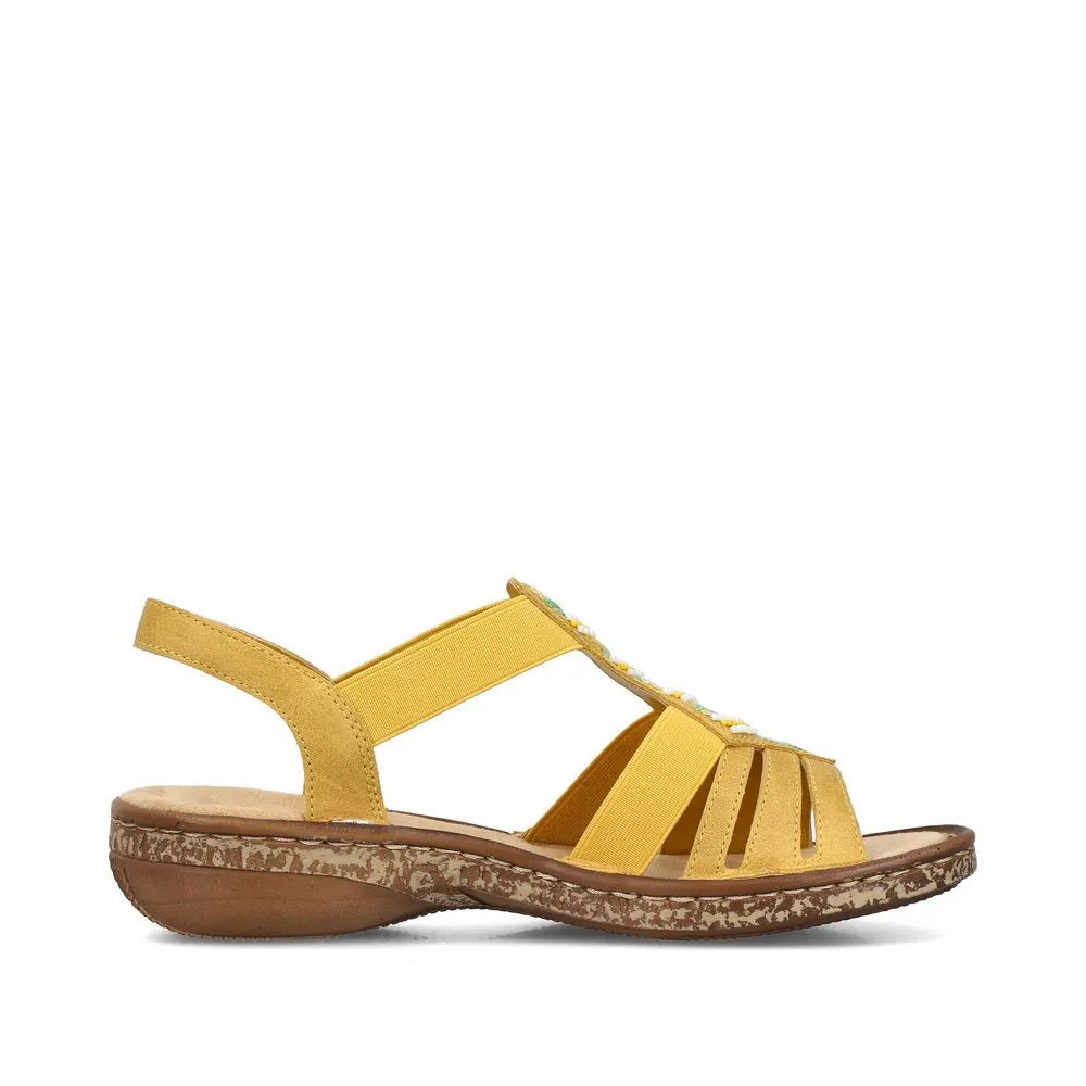 Rieker Schuhe 62808-68 Gelb Mehrfarbig Slip-On