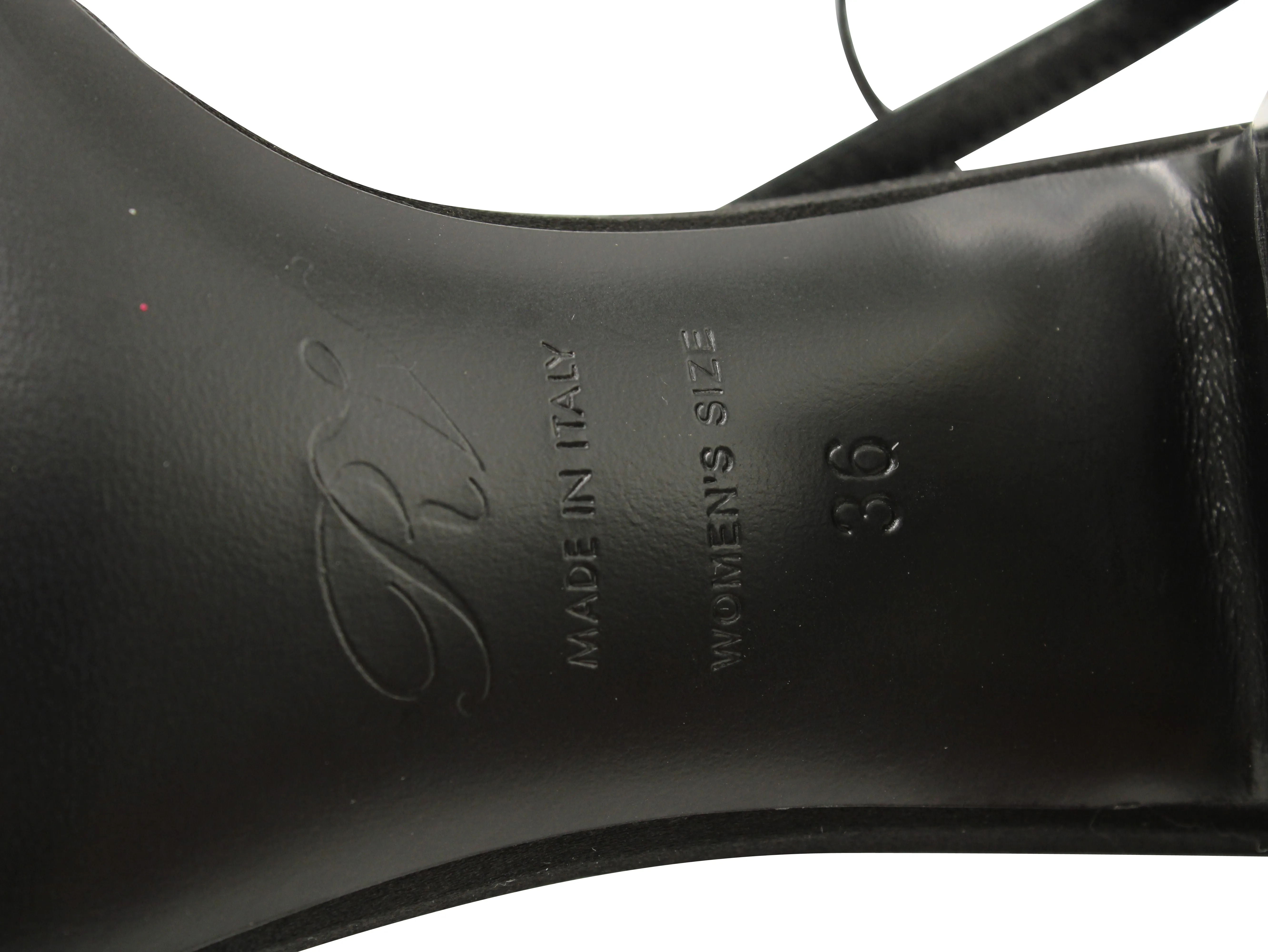 Roger Vivier Jewels Crown High Heel Sandalen in Schwarz Satin