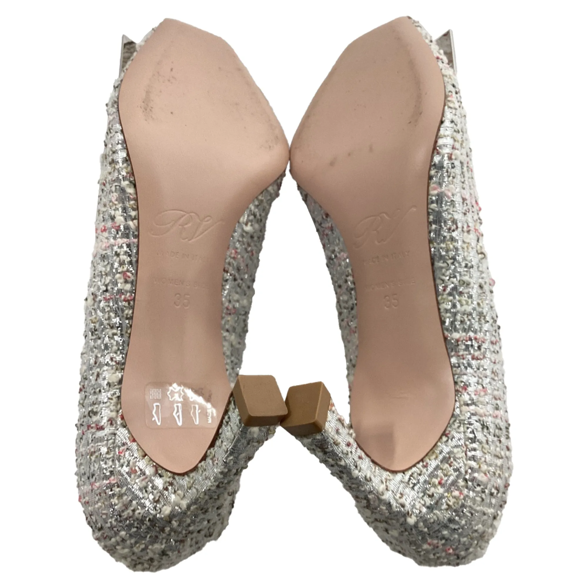 Roger Vivier Trompette Pumps in Weißem Tweed