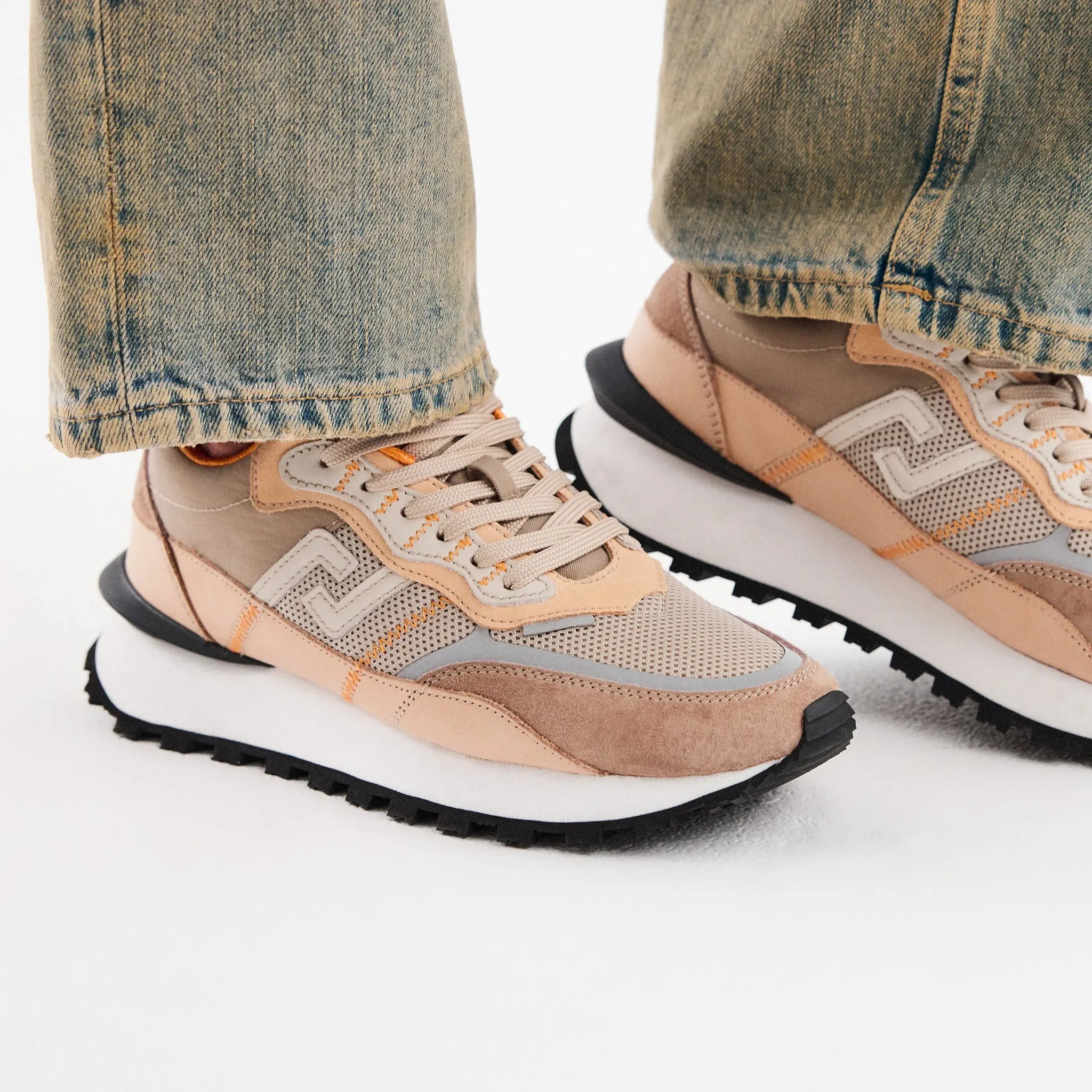 Rollie Kentu Grau/Veg Tan Schuhe_Rollie