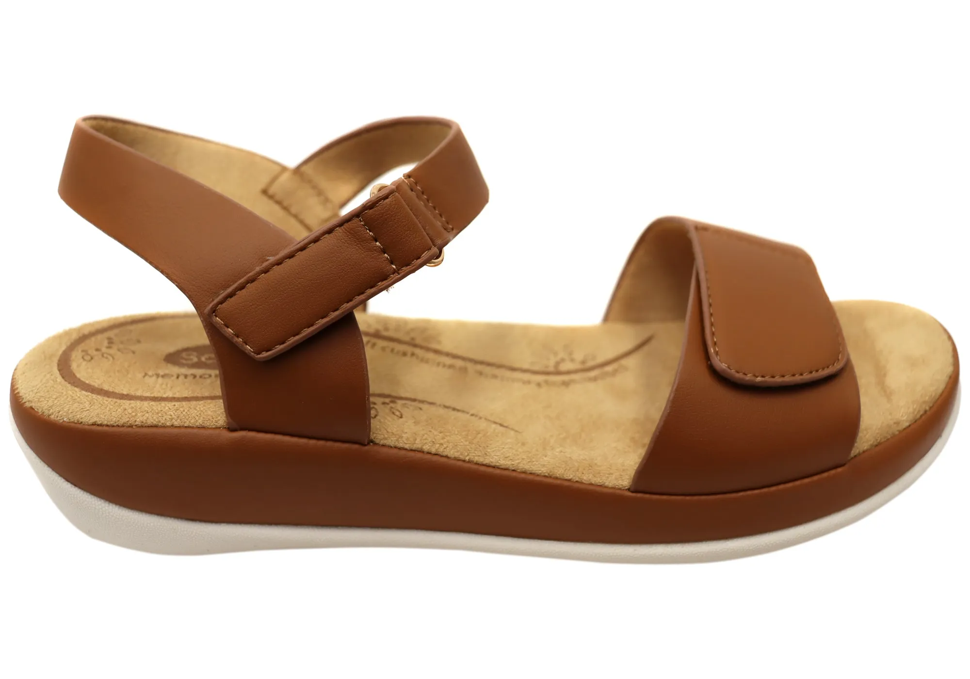 Scholl Orthaheel Carly Damen Bequeme Memory-Schaum-Sandalen Scholl Orthaheel Schuhe