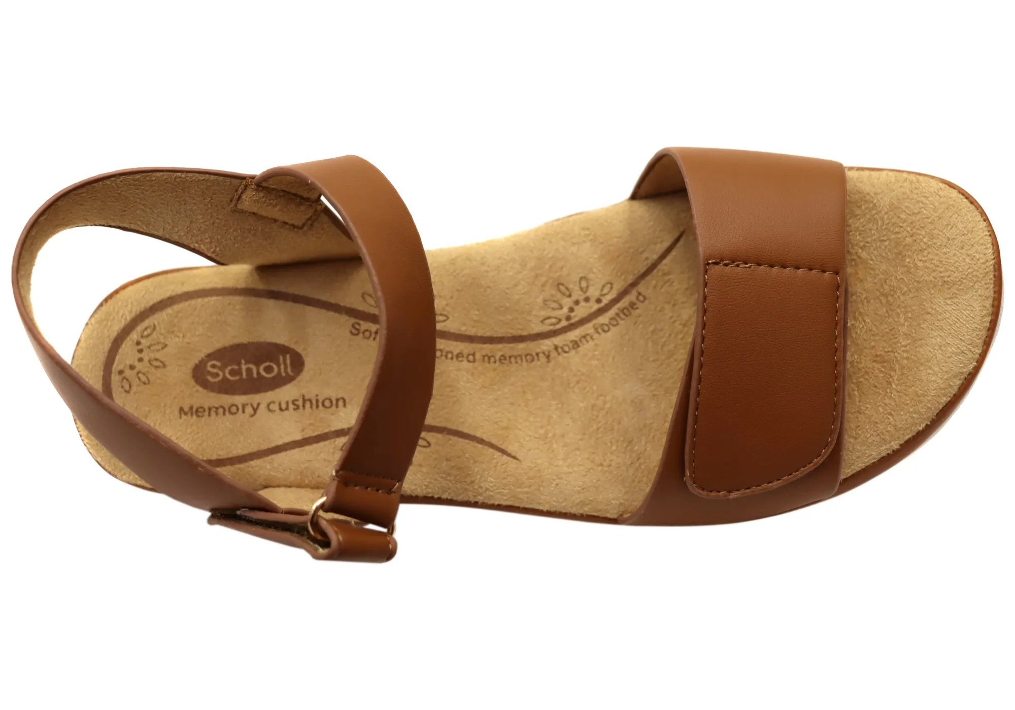 Scholl Orthaheel Carly Damen Bequeme Memory-Schaum-Sandalen Scholl Orthaheel Schuhe
