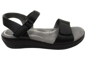 Scholl Orthaheel Carly Damen Bequeme Memory-Schaum-Sandalen Scholl Orthaheel Schuhe