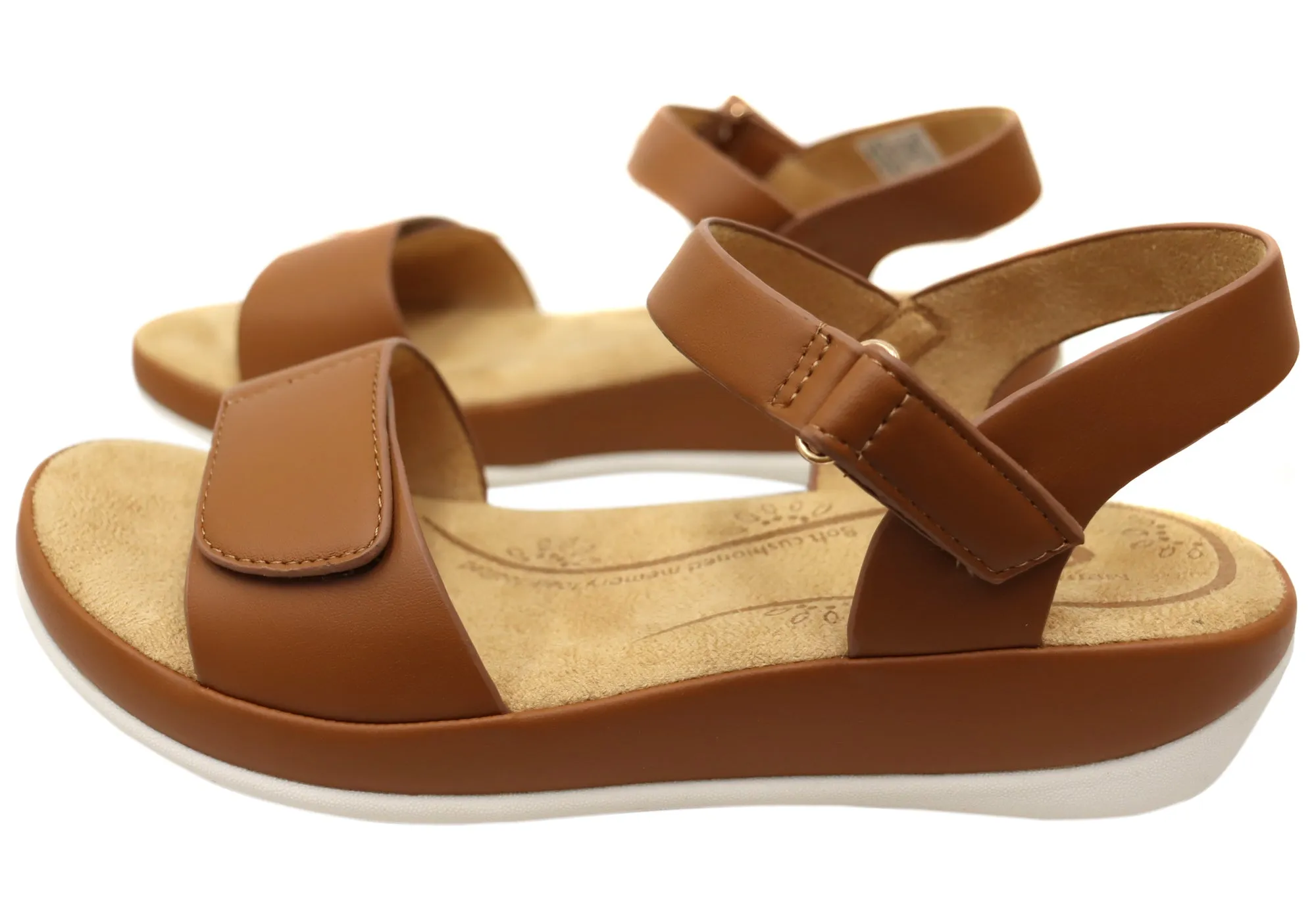 Scholl Orthaheel Carly Damen Bequeme Memory-Schaum-Sandalen Scholl Orthaheel Schuhe
