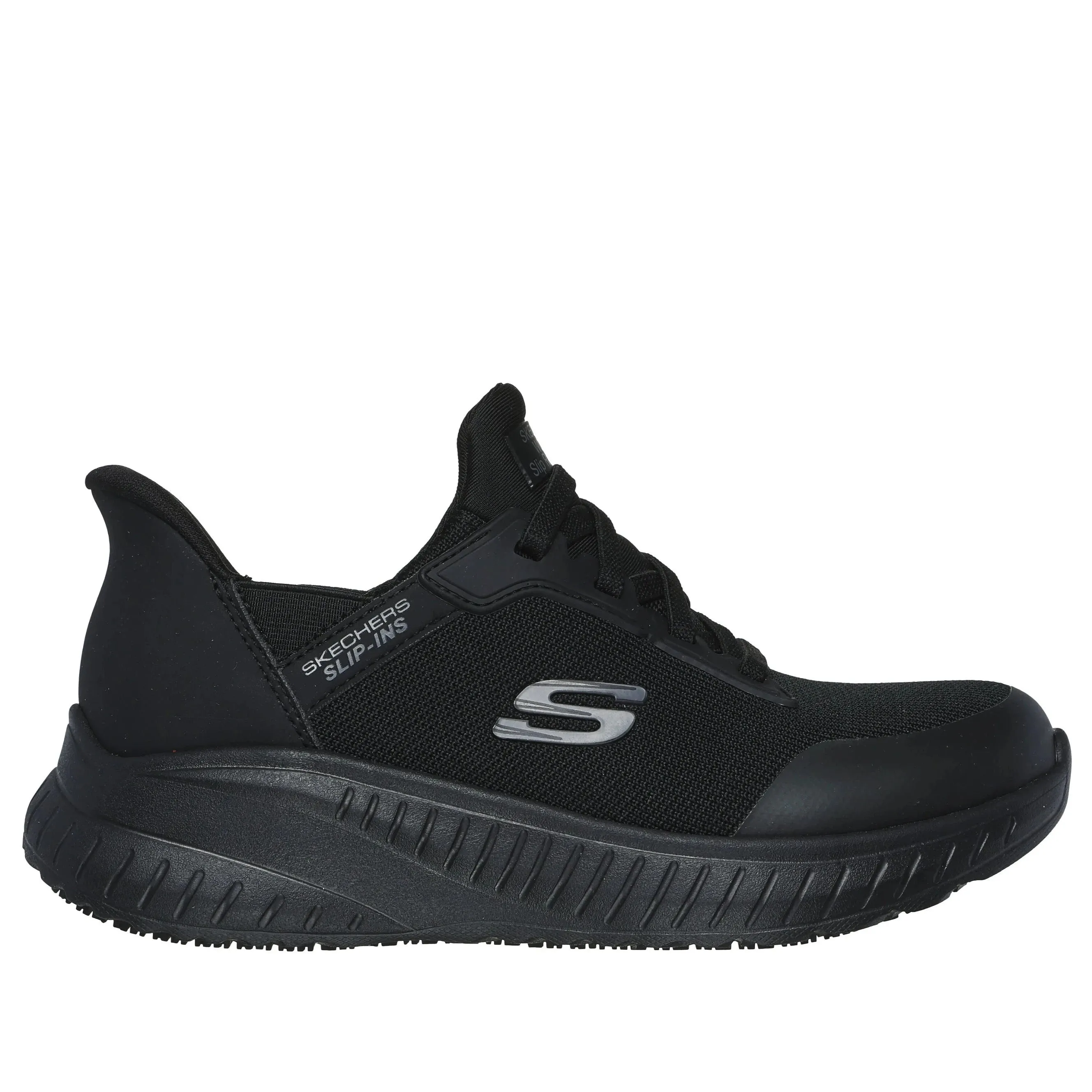 Skechers Schuhe Damen Skechers Slip-Ins Work: Squad Chaos SR - Adelo Schwarz