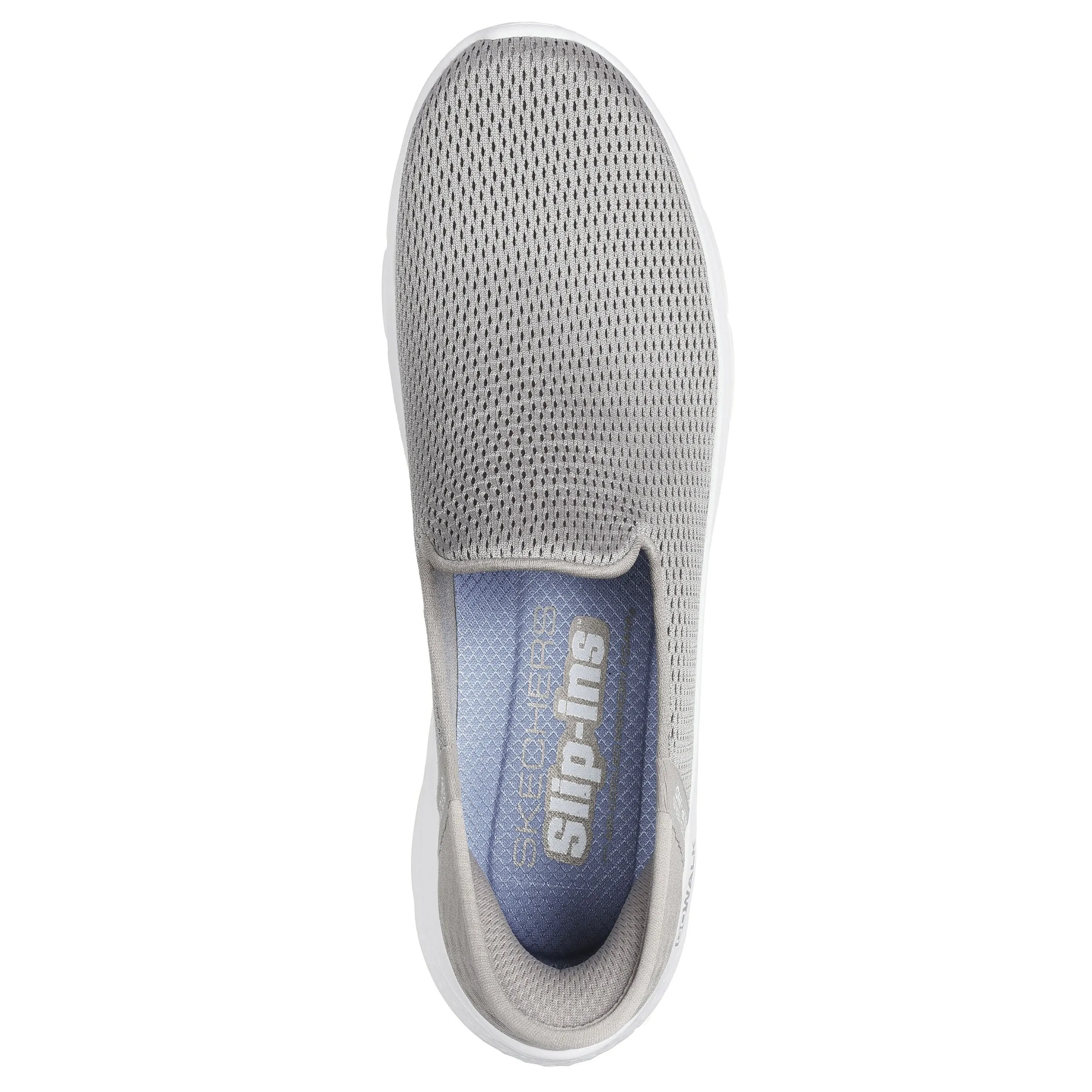 Skechers Schuhe Damen Slip-Ins: Go Walk Flex - Genuss Taupe/Blau