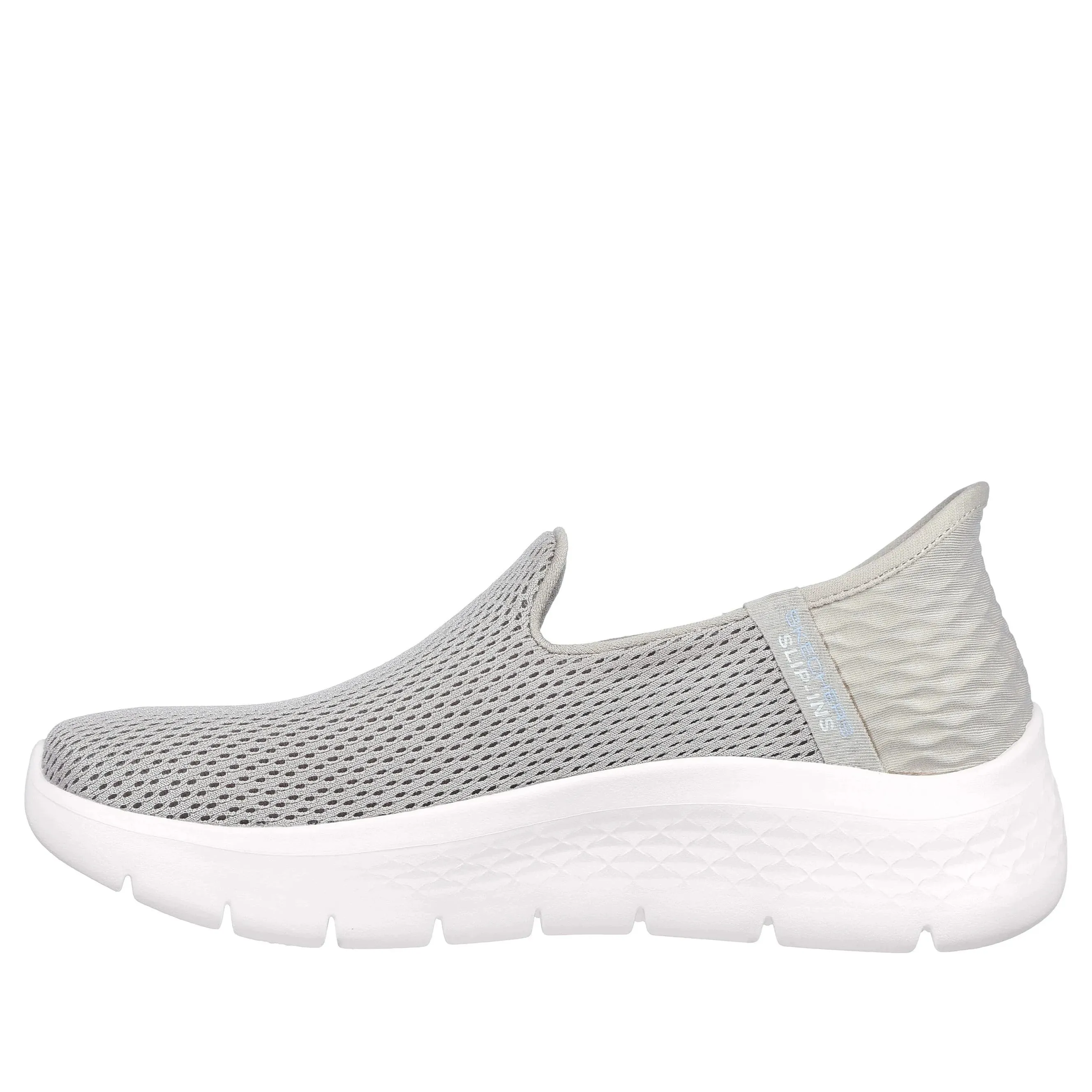 Skechers Schuhe Damen Slip-Ins: Go Walk Flex - Genuss Taupe/Blau