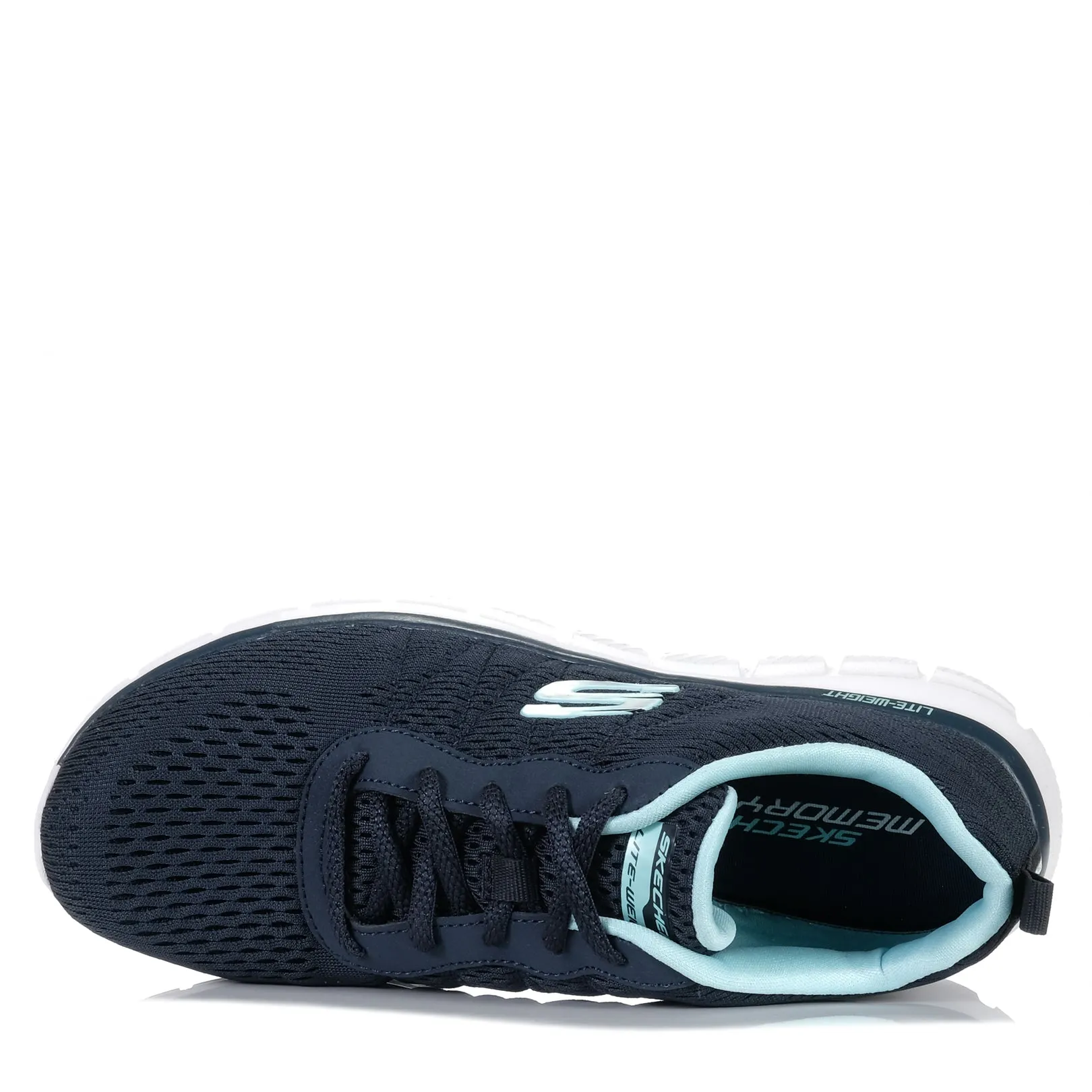 Skechers Track - Neues Basic-Modell 150141 Marineblau/Aqua Schuhe_Skechers