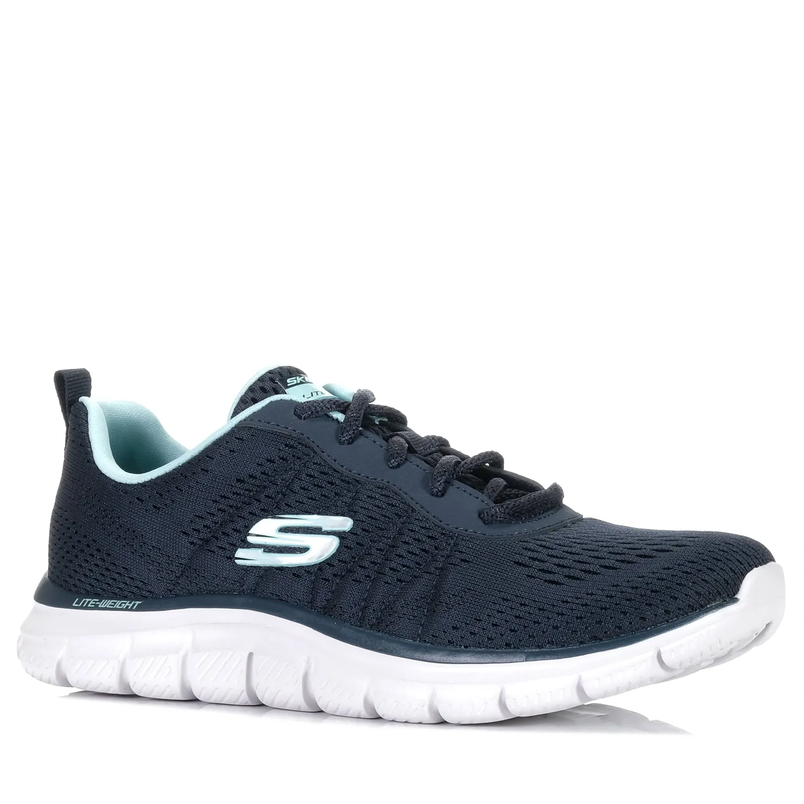Skechers Track - Neues Basic-Modell 150141 Marineblau/Aqua Schuhe_Skechers