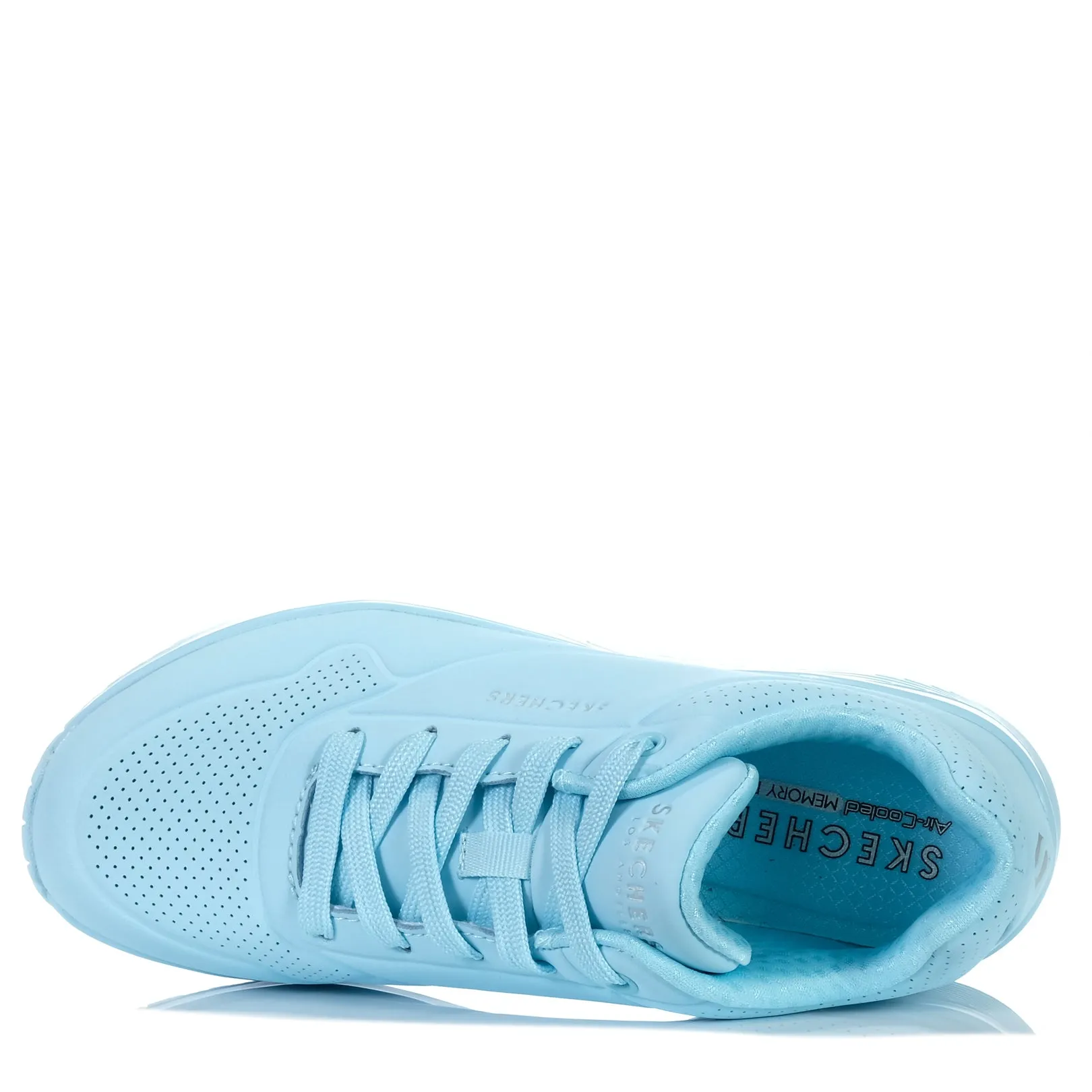 Skechers Uno - Stand On Air 73690 Hellblaue Schuhe_Skechers